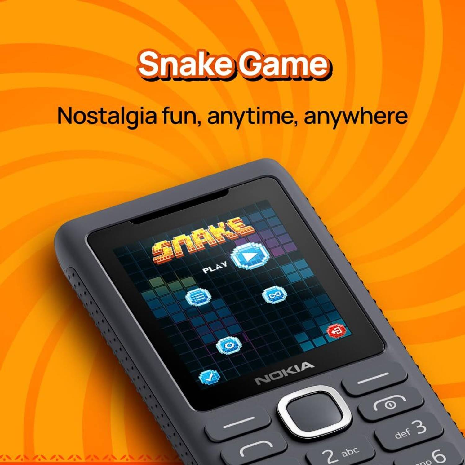 Nokia 110 Power Dual SIM Keypad Phone - Image 5