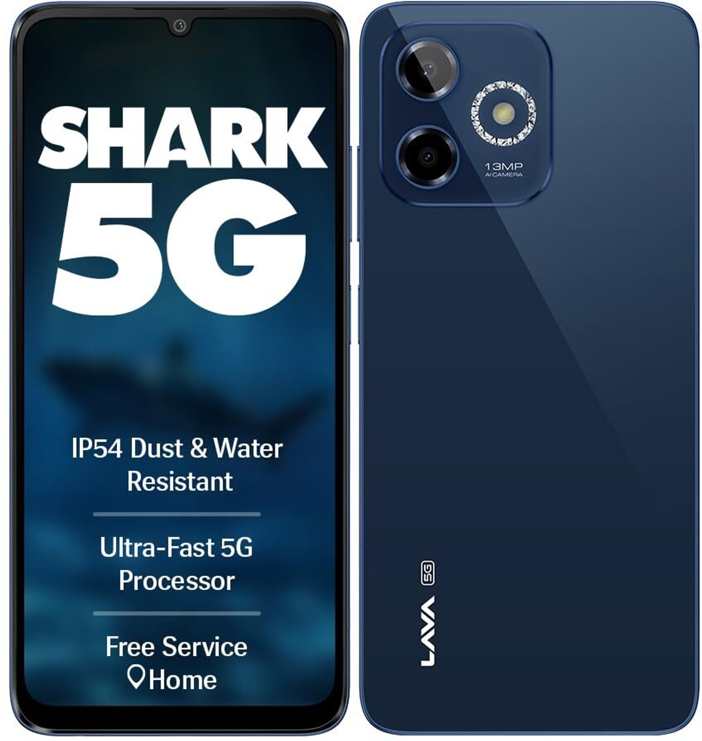 Image of LAVA Shark 5G (stellar blue / steller blue, 64 GB)