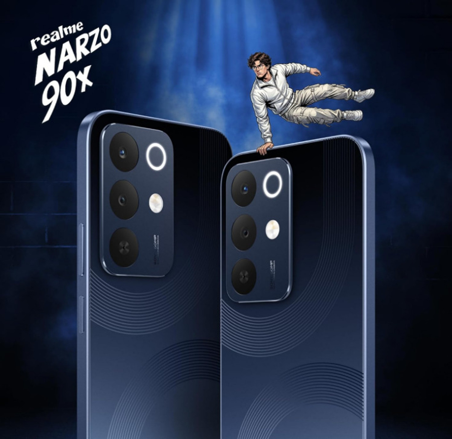 Image of realme Narzo 90x 5G (Marine Blue, 128 GB)