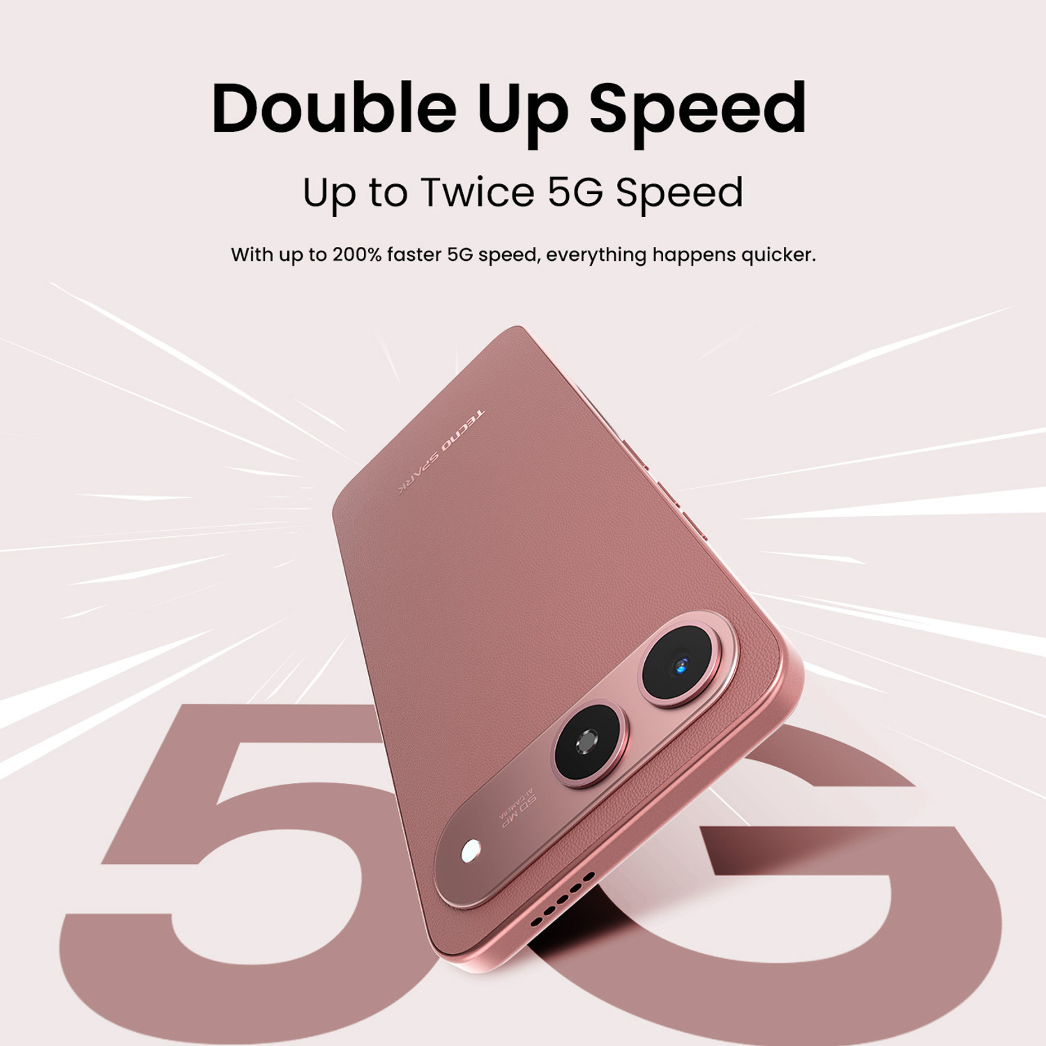Image of Tecno Spark Go 5G (Bikaner Red, 128 GB)
