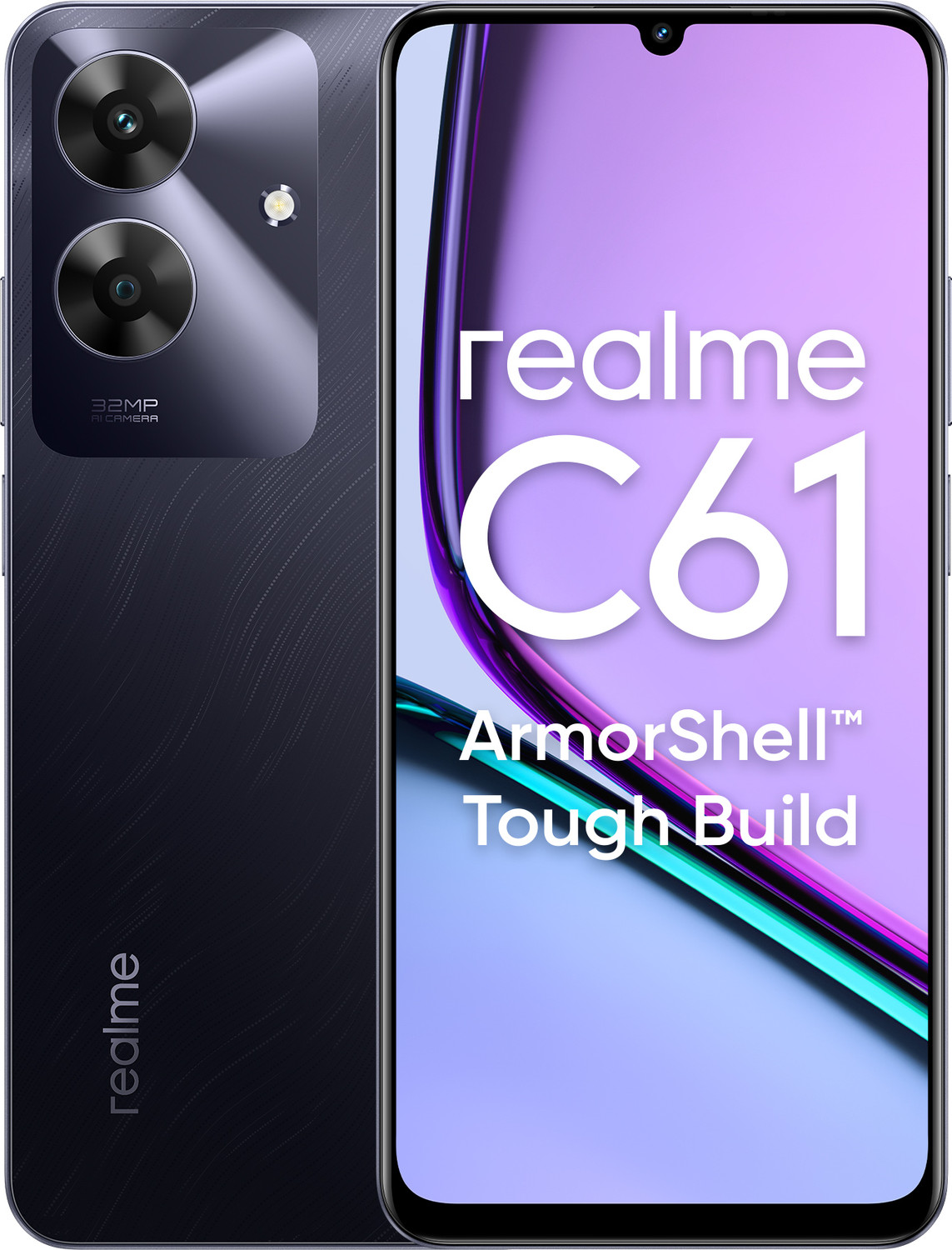Image of realme C61 (Marble Black, 128 GB)