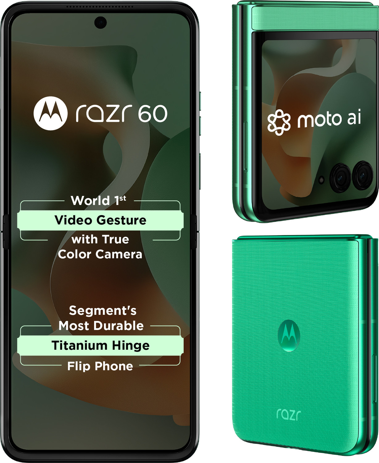 Image of MOTOROLA Razr 60 (PANTONE Spring Bud, 256 GB)