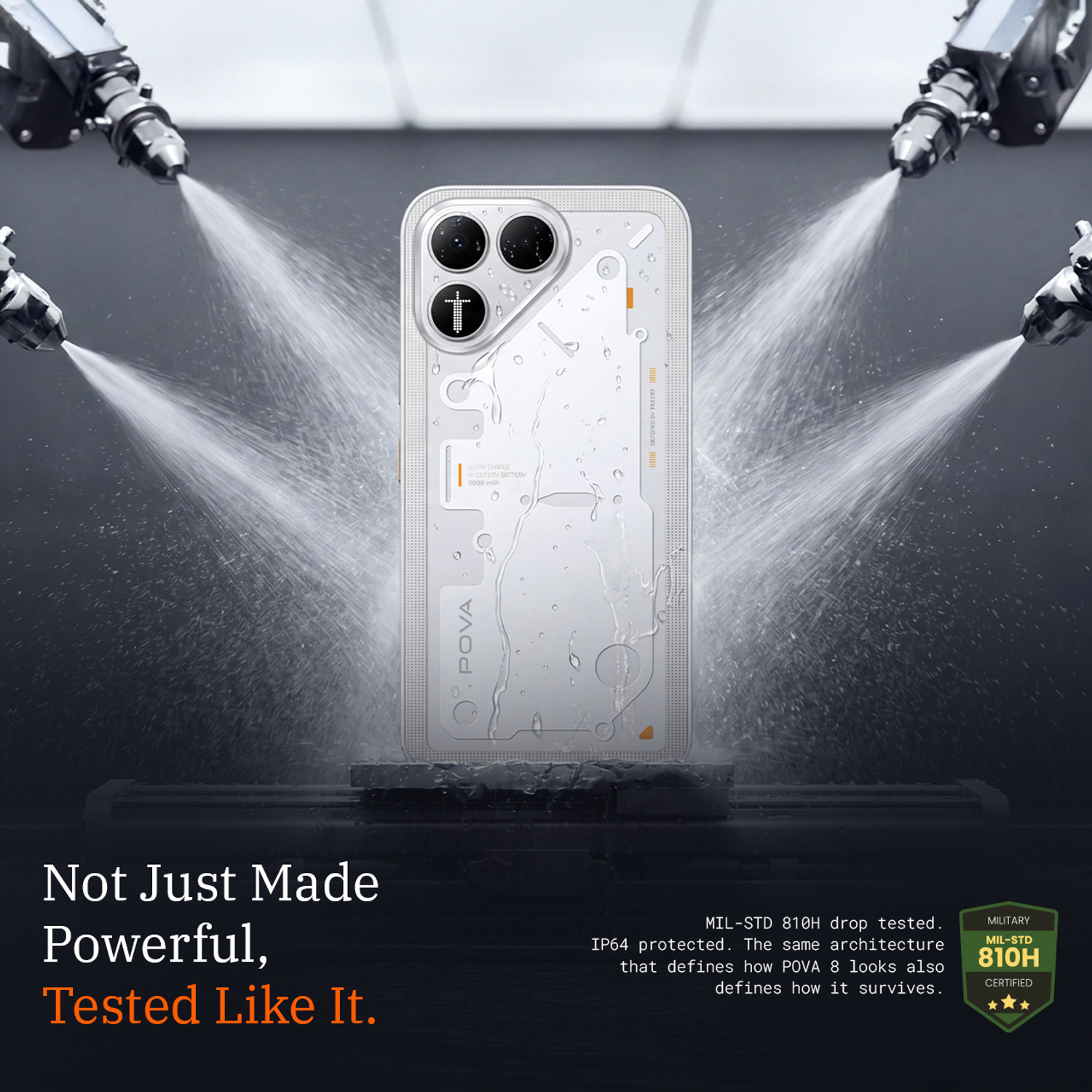 Image of Tecno Pova 8 5G (16 Bit White, 128 GB)