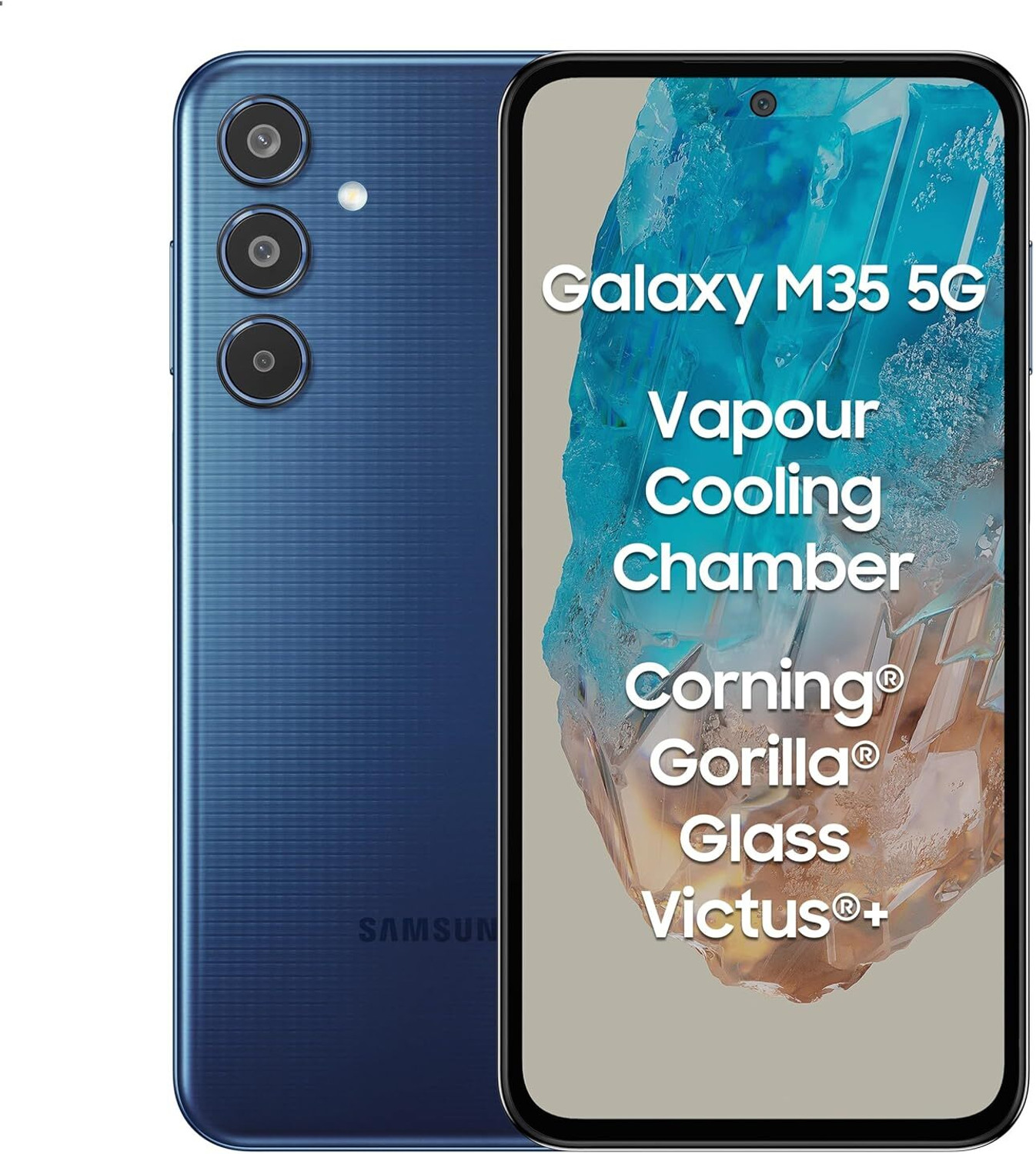Image of Samsung Galaxy M35 5G (Moonlight Blue, 128 GB)