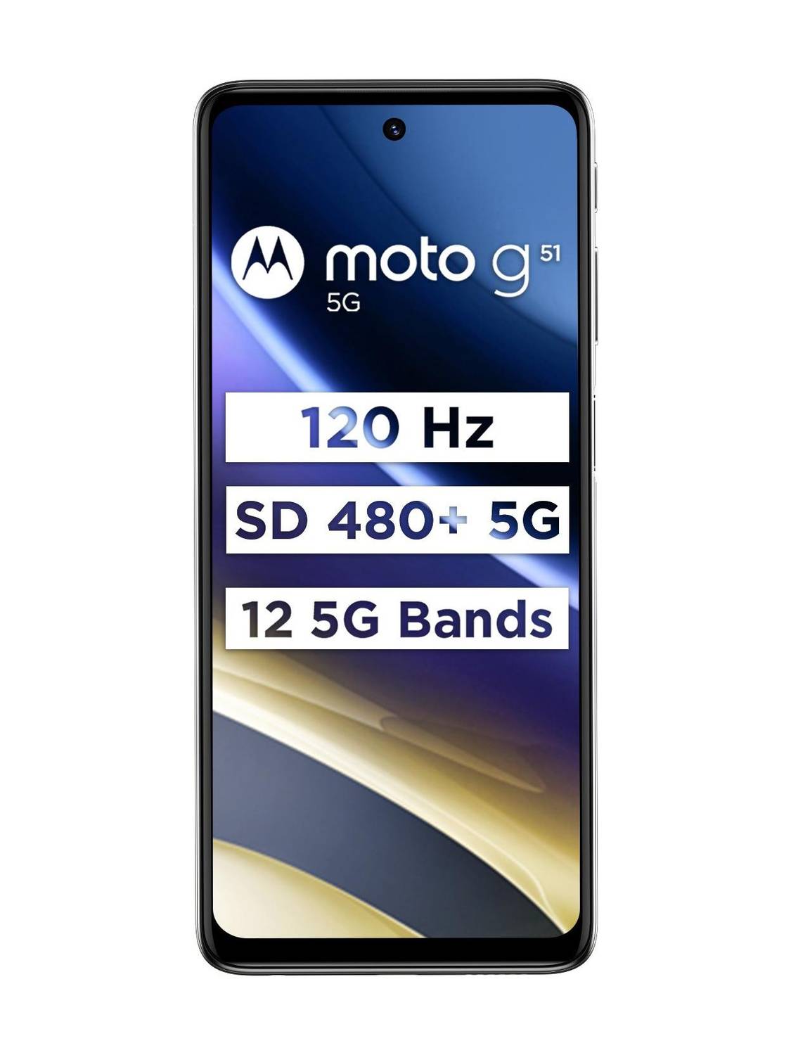 MOTOROLA G51 5G (Indigo Blue, 64 GB)