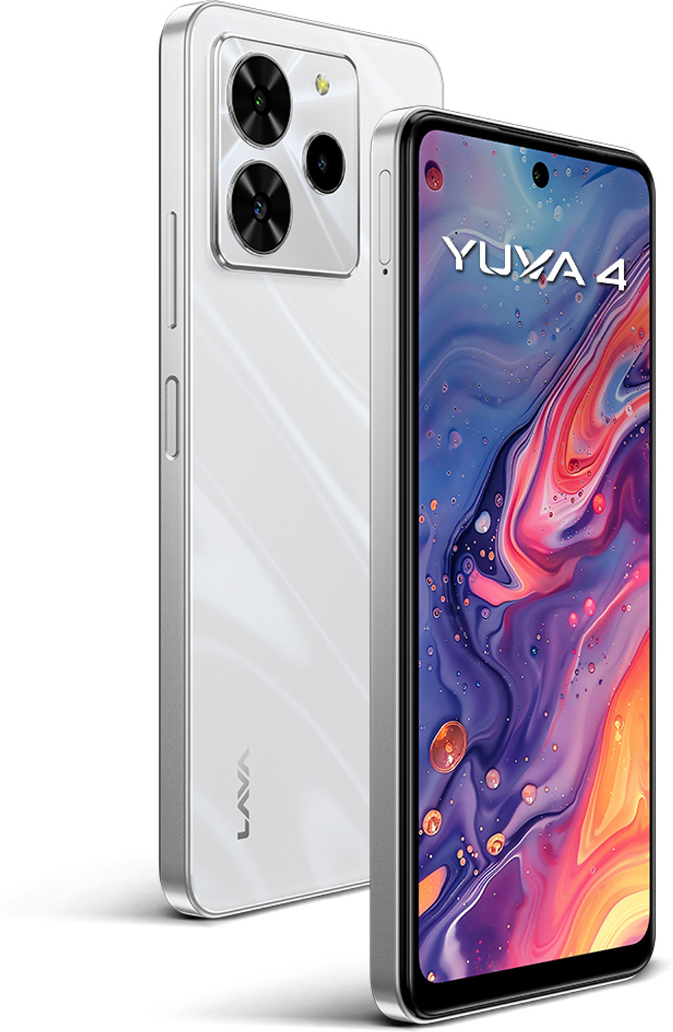 Image of LAVA Yuva 4 (Glossy White, 64 GB)