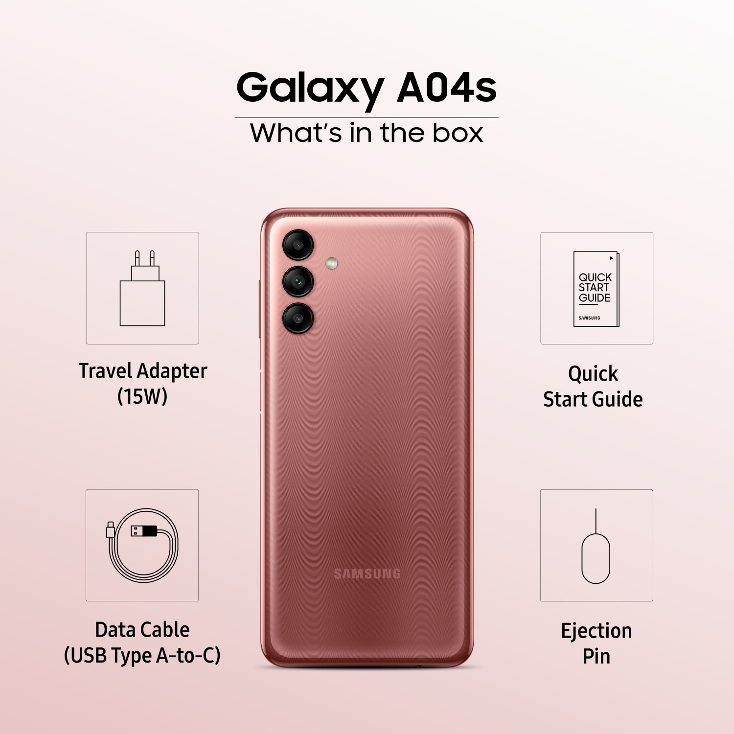 Image of Samsung Galaxy A04s (Copper, 128 GB)