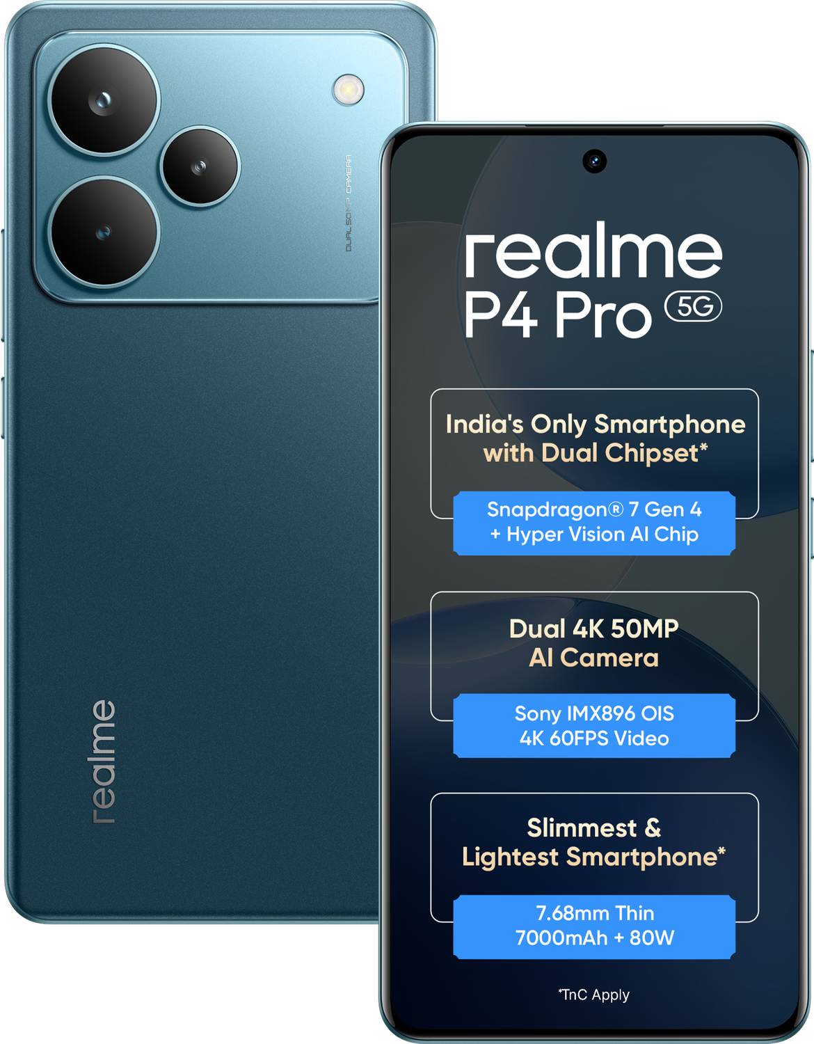 realme P4 Pro 5G Midnight Ivy 256 GB