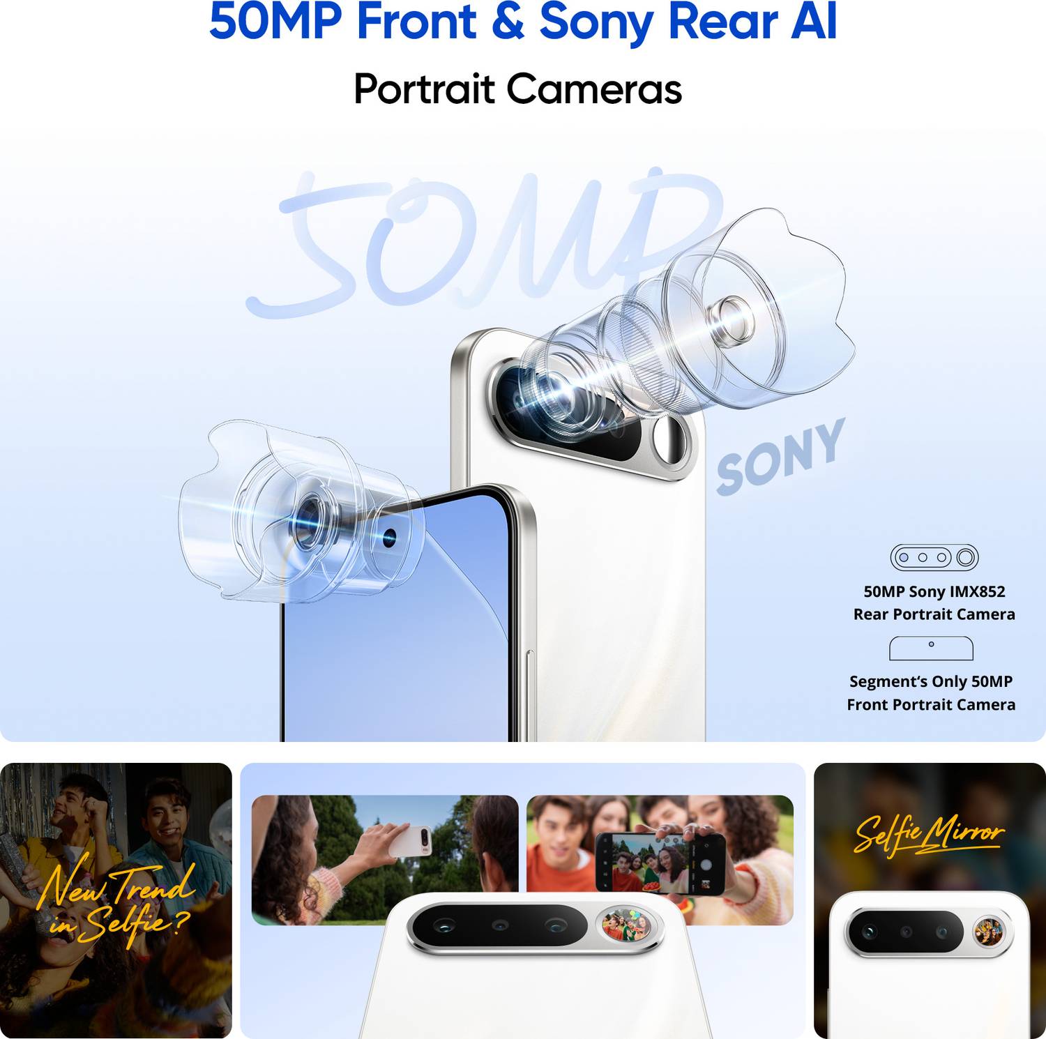 realme 16 5G 256GB Air White - Image 4