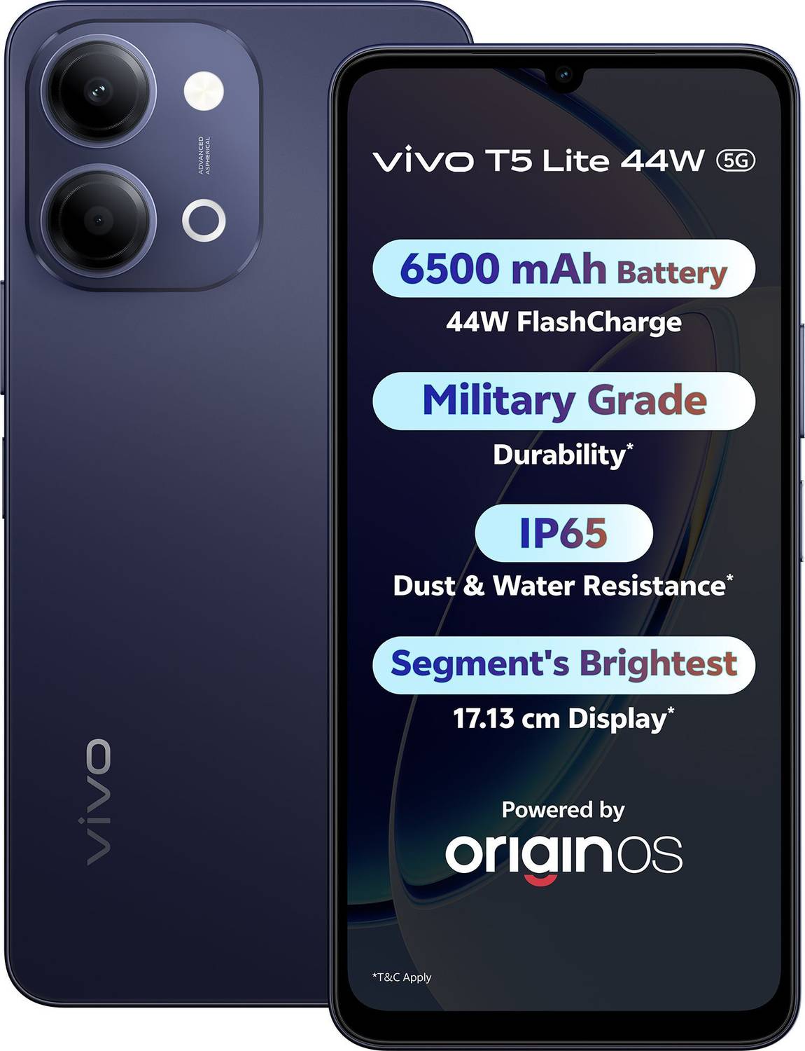 vivo T5 Lite 44W 5G 128GB Twilight Shadow