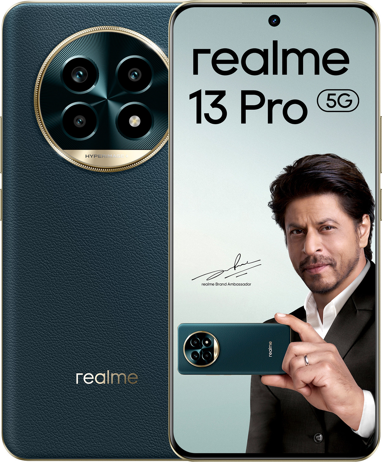 Image of realme 13 Pro 5G (Emerald Green, 256 GB)