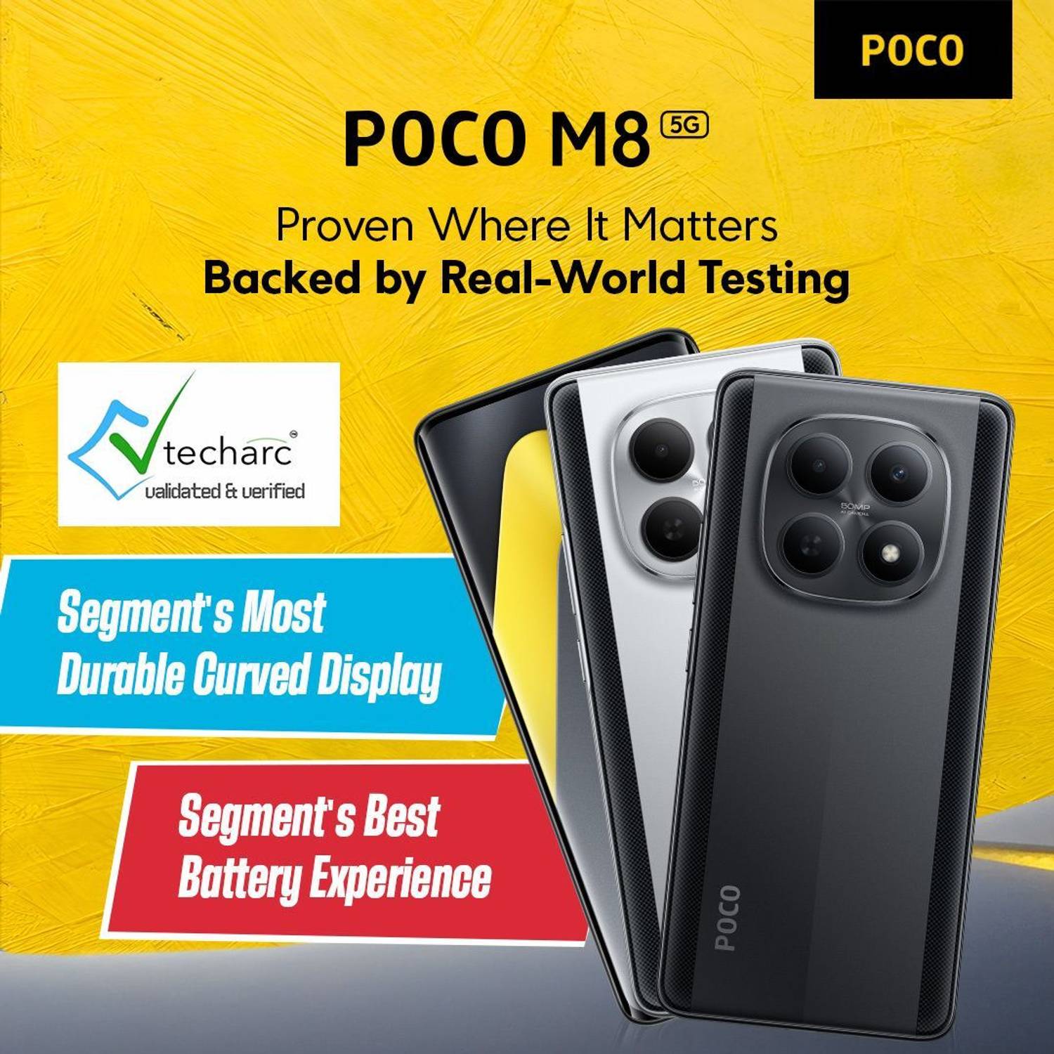 POCO M8 128GB Glacial Blue - Image 5
