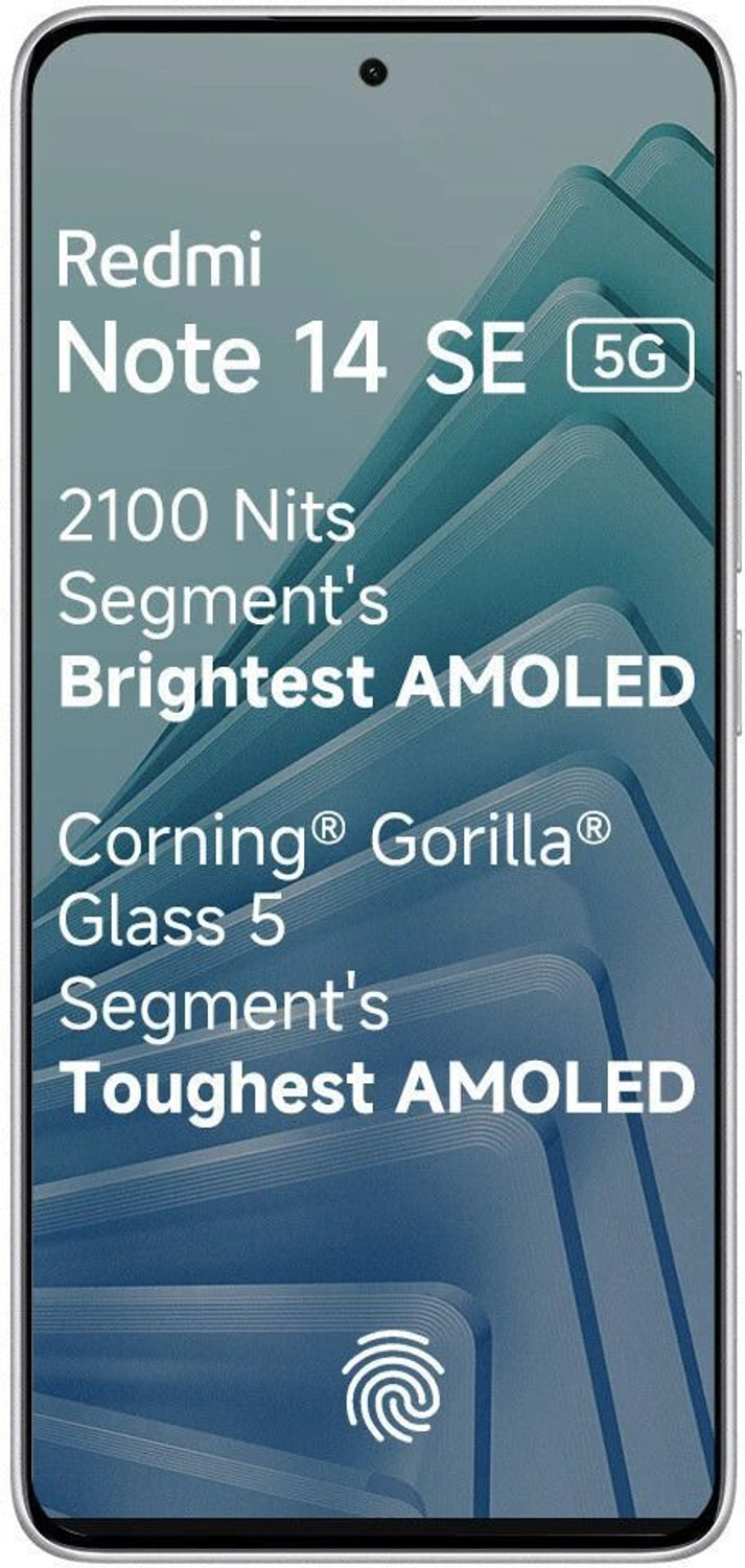 Image of REDMI Note 14 SE 5G (Mystique White, 128 GB)