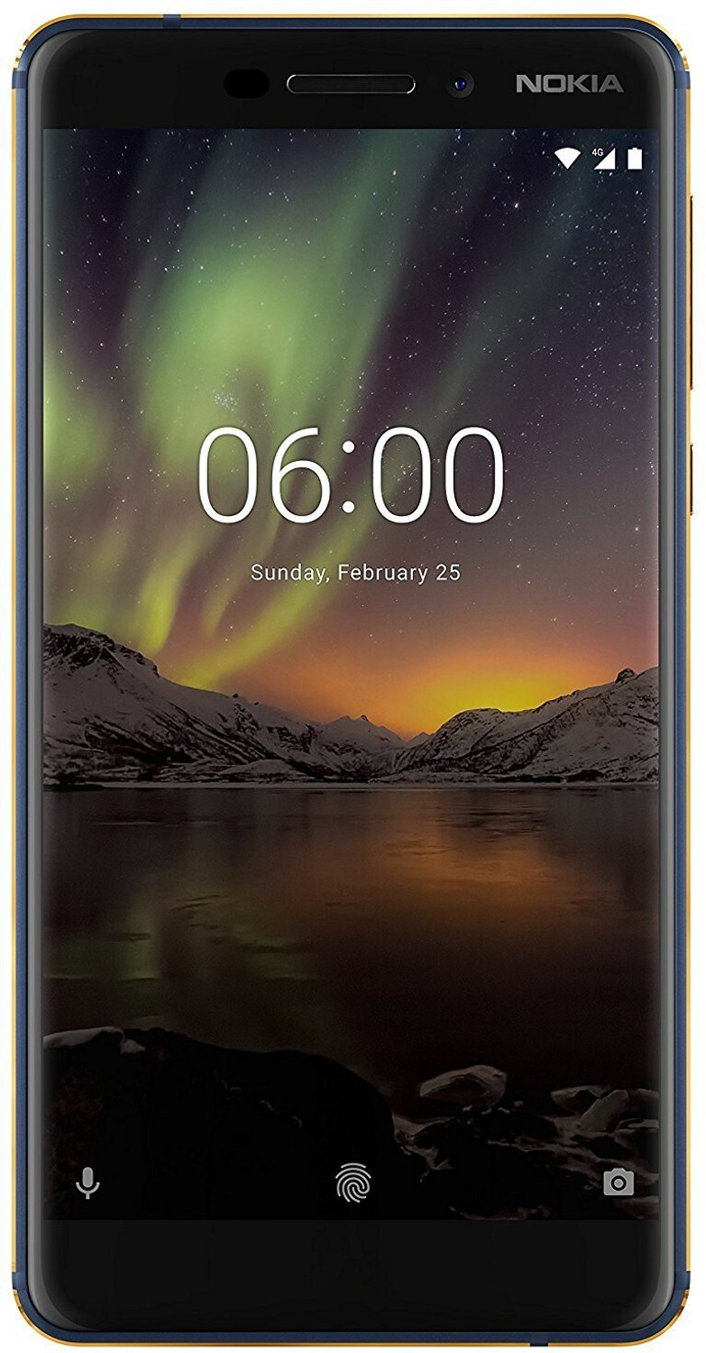Image of Nokia 6.1 (Gold, Blue, 32 GB)