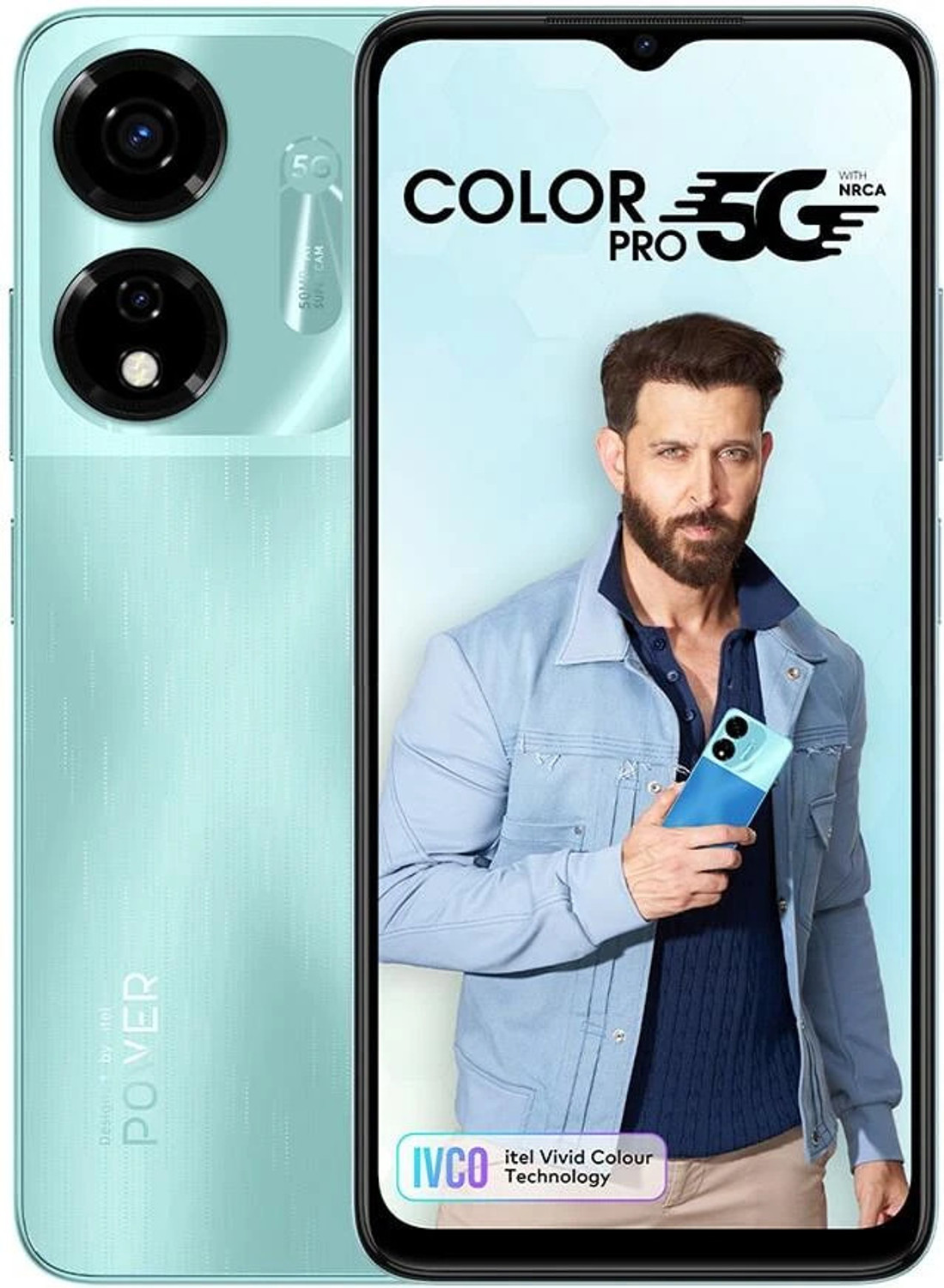Image of itel Color Pro 5G (River Blue, 128 GB)