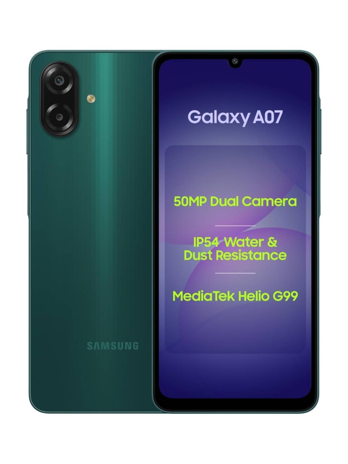 Samsung Galaxy A07 LTE (Green, 64 GB)