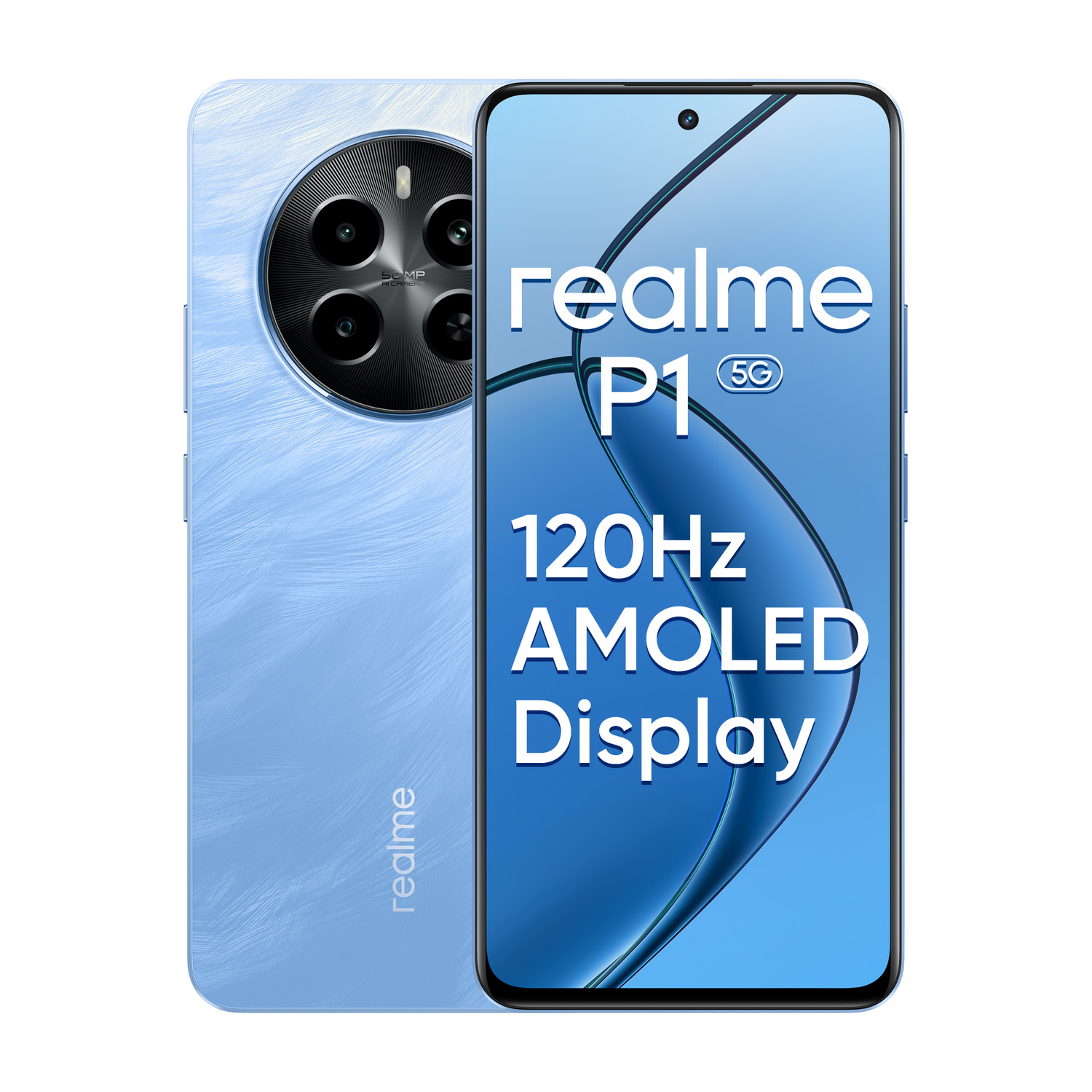 realme P1 5G (Feather Blue, 128 GB)