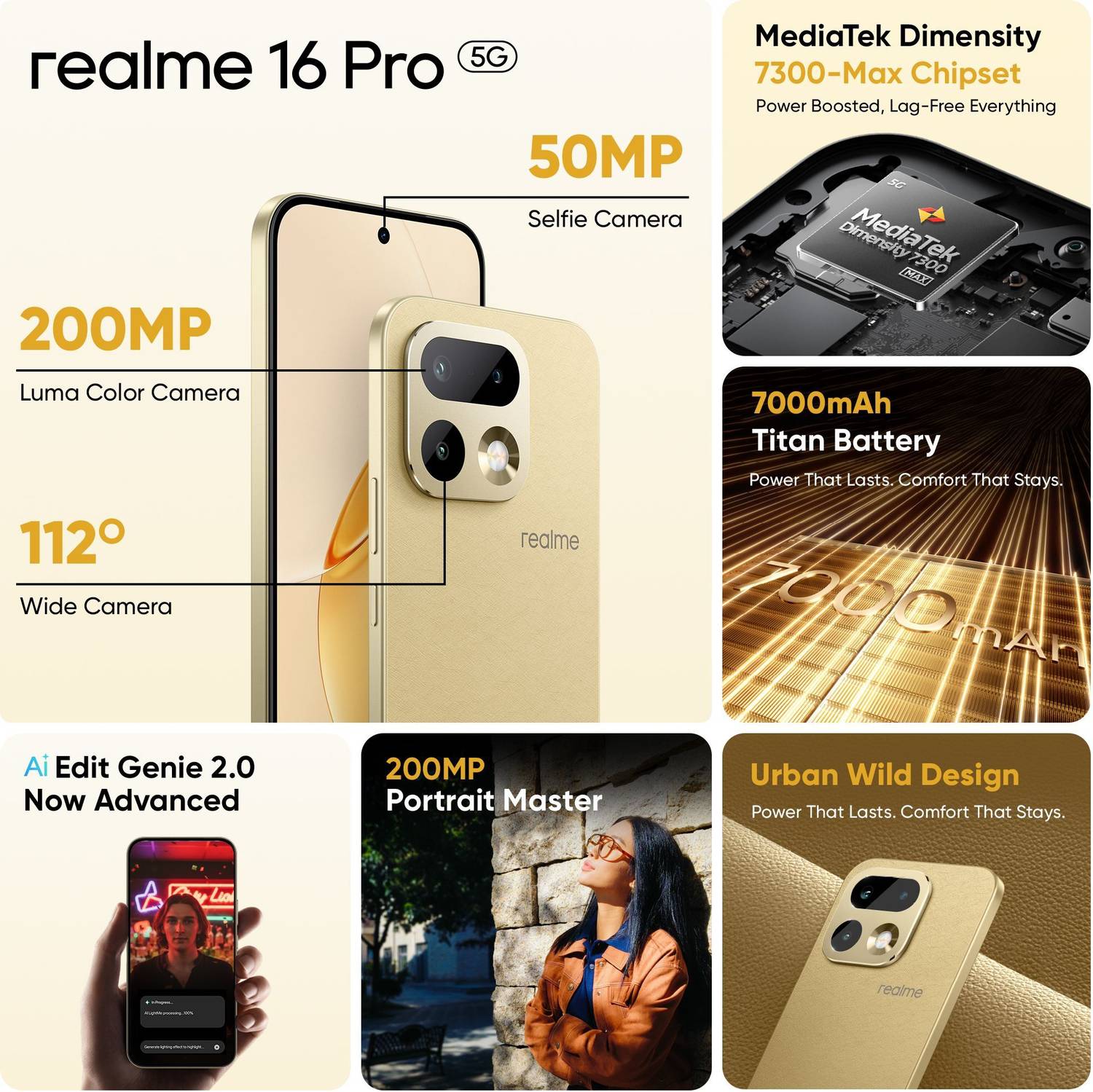 realme 16 Pro 5G (256 GB, Orchid Purple) - Image 2