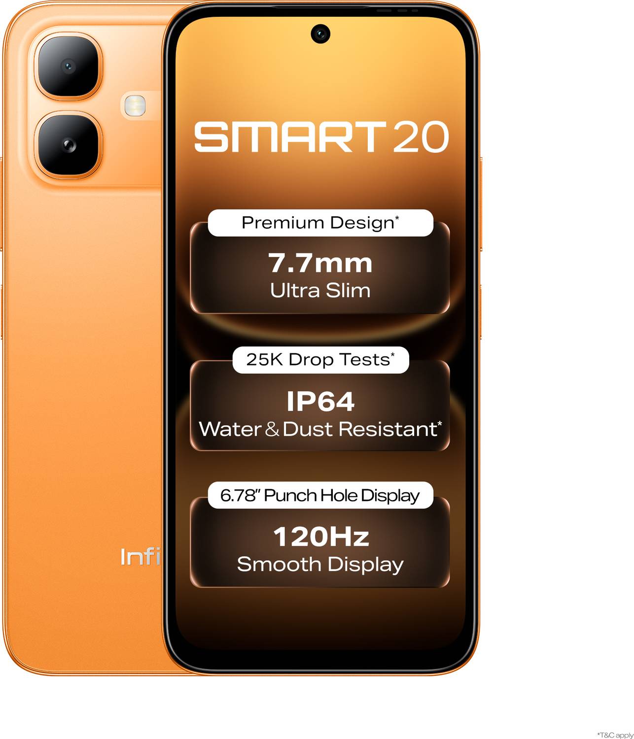 Infinix SMART 20 128GB Sunlike Orange - Image 1