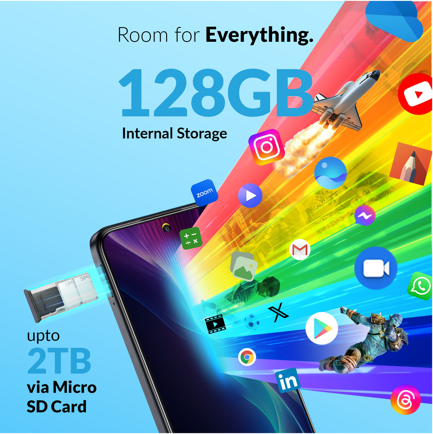 Image of Alcatel V3 Classic 5G (Cosmic Grey, 128 GB)