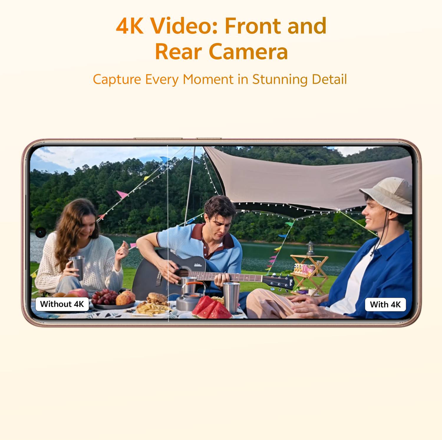 vivo V60e 128GB Noble Gold - Image 5