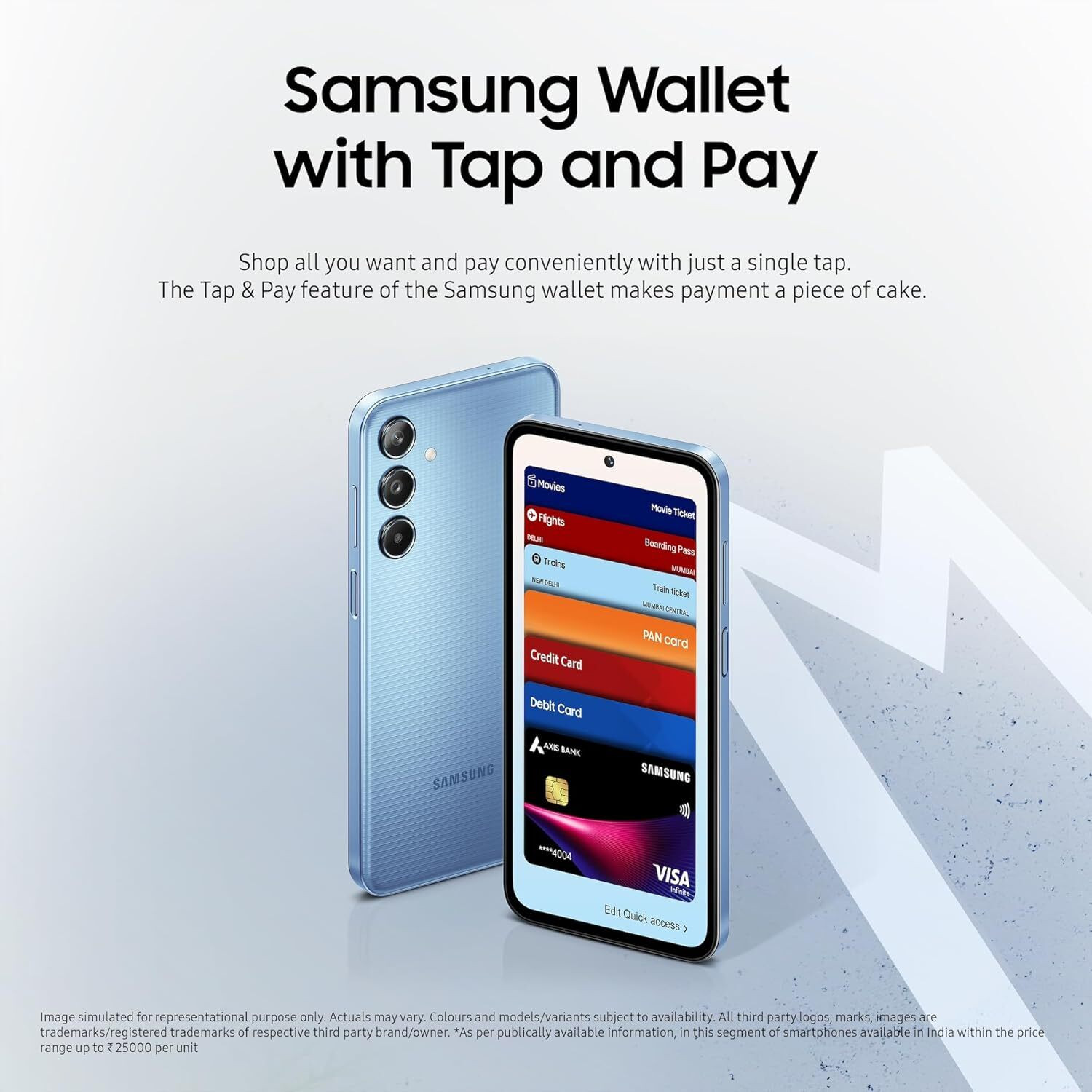 Image of Samsung Galaxy M35 5G (DayBreak Blue, 256 GB)
