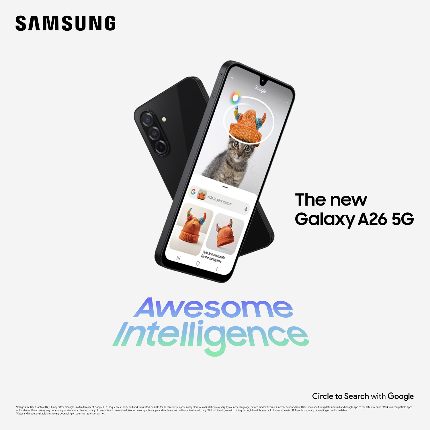 Image of Samsung Galaxy A26 5G (Mint, 128 GB)