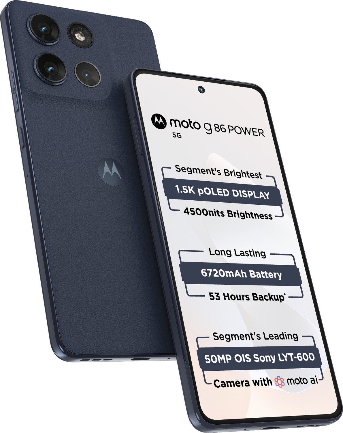 Image of MOTOROLA G86 Power 5G (Pantone Spellbound, 128 GB)
