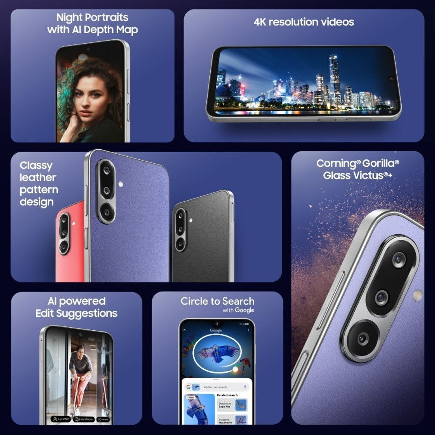 Image of Samsung Galaxy F36 5G (Violet, 128 GB)