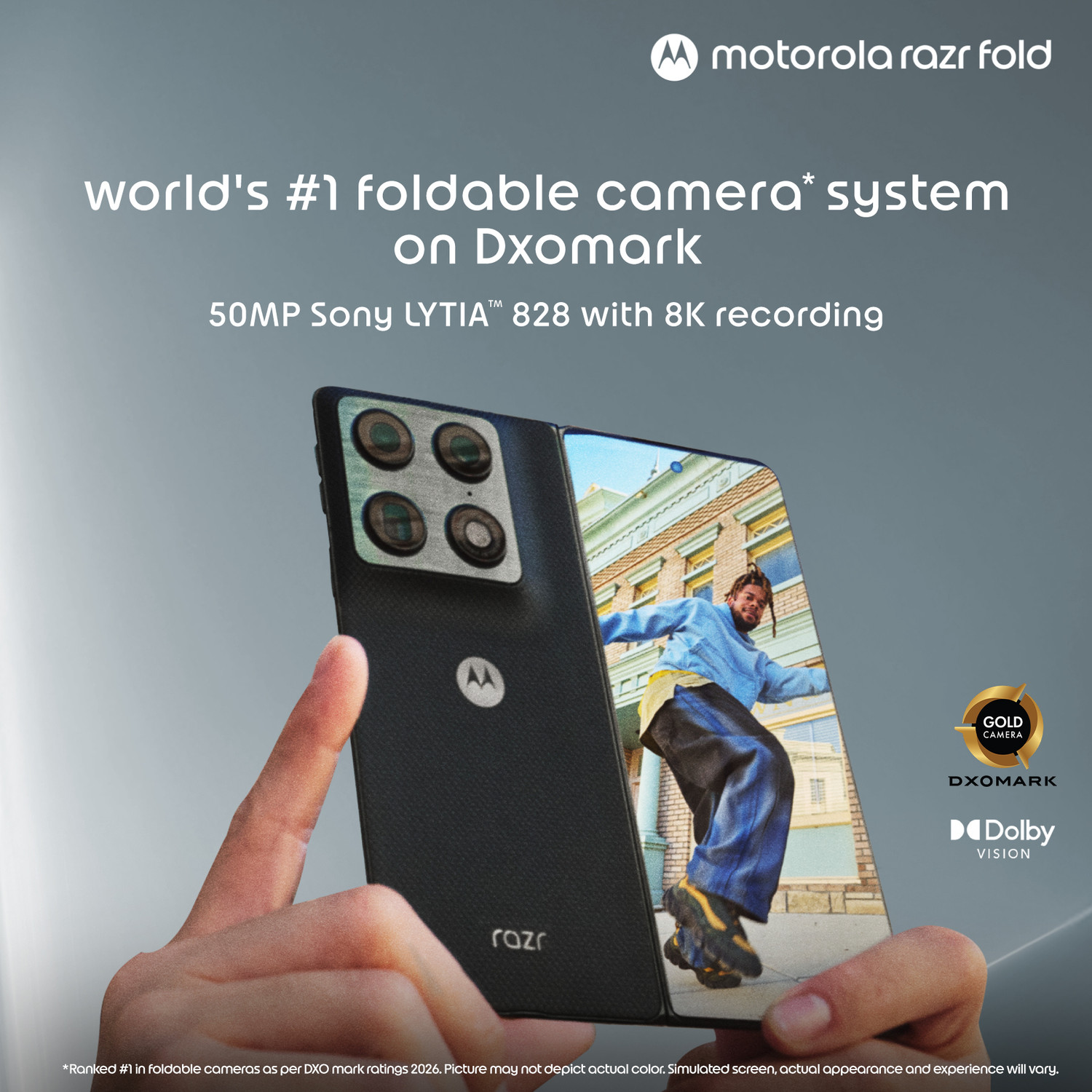 Image of MOTOROLA Razr fold (PANTONE Blackened blue, 512 GB)