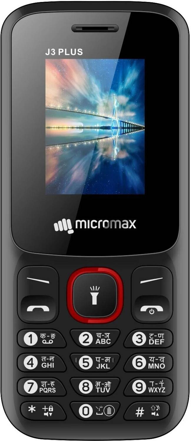 Micromax J3 PLUS (Black+Red)