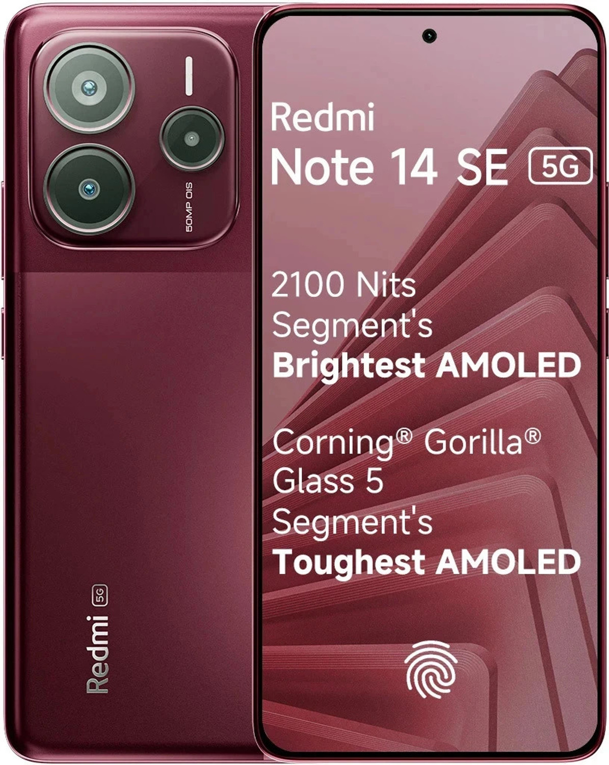 Image of REDMI Note 14 SE 5G (Crimson Art, 128 GB)