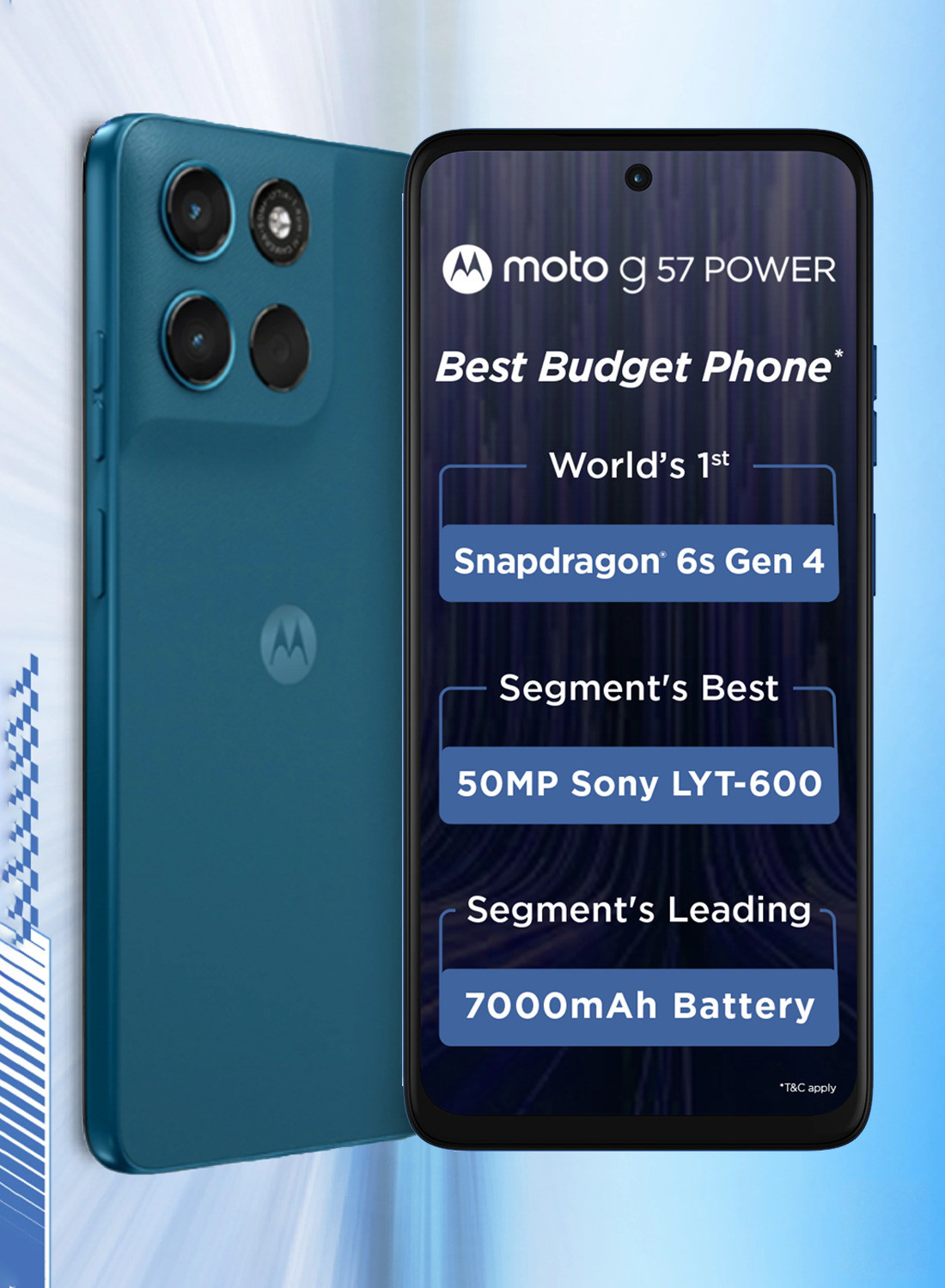 Image of MOTOROLA g57 power 5G (Pantone Corsair, 128 GB)