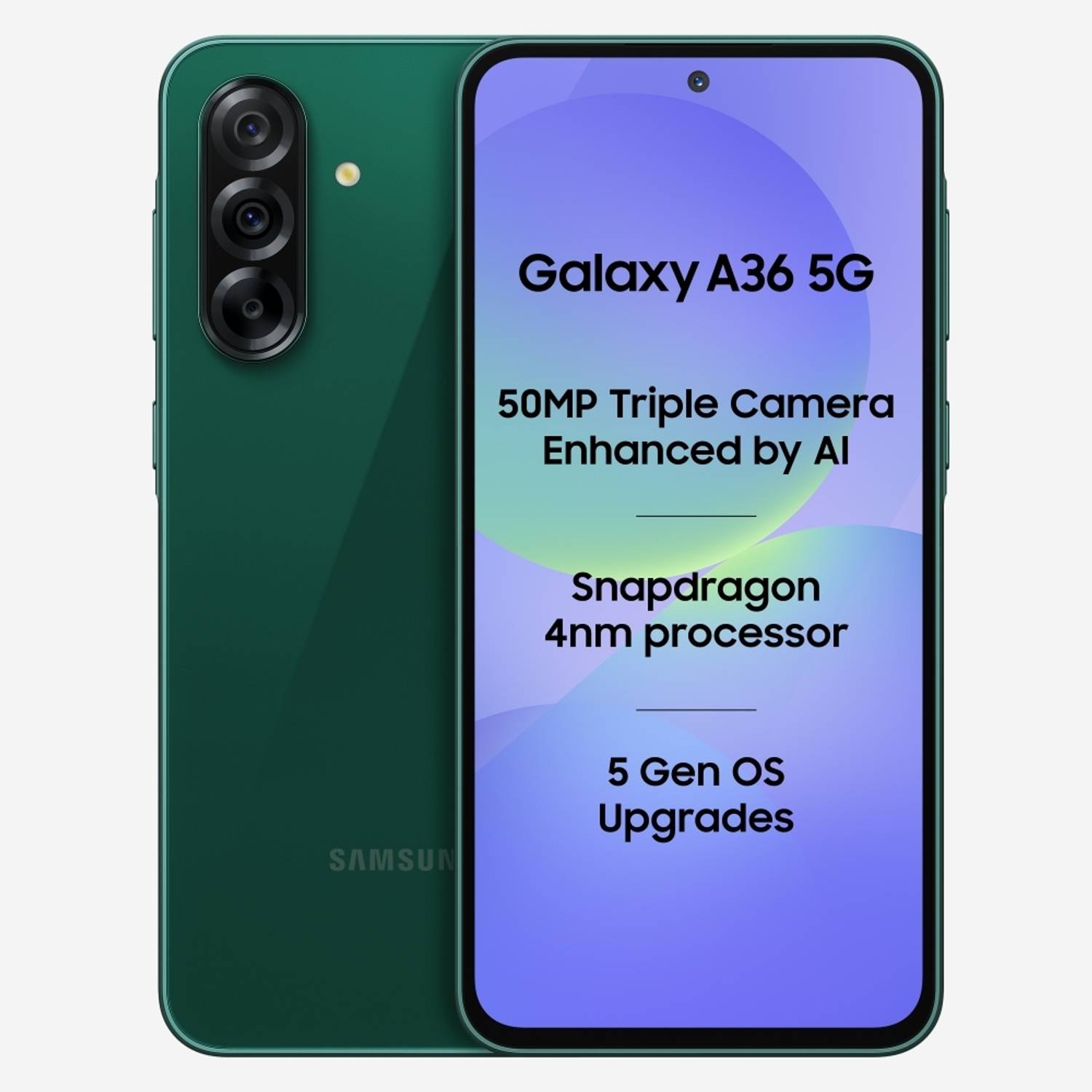 Samsung A36 5G (Dark Green, 128 GB)
