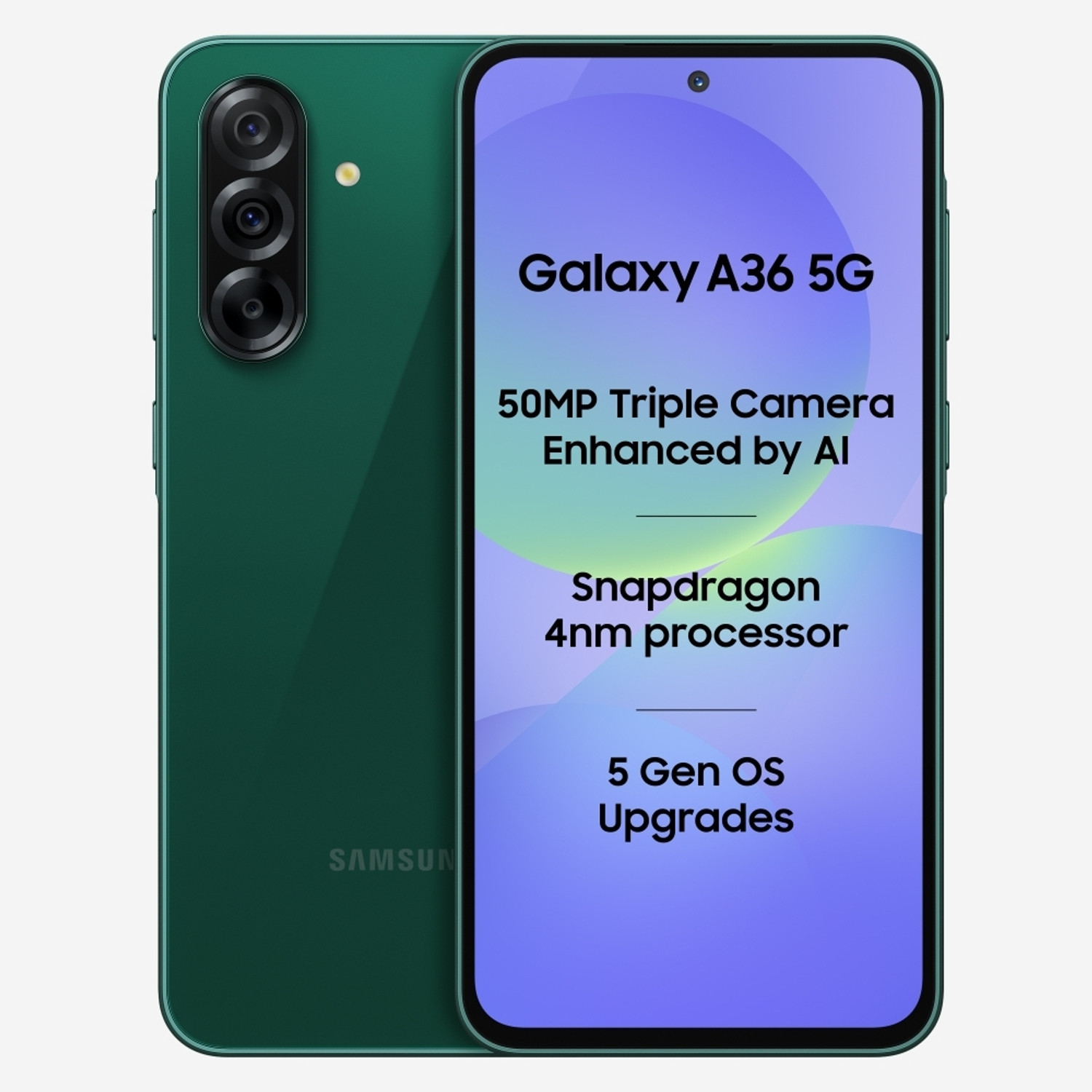 Image of Samsung A36 5G (Dark Green, 128 GB)