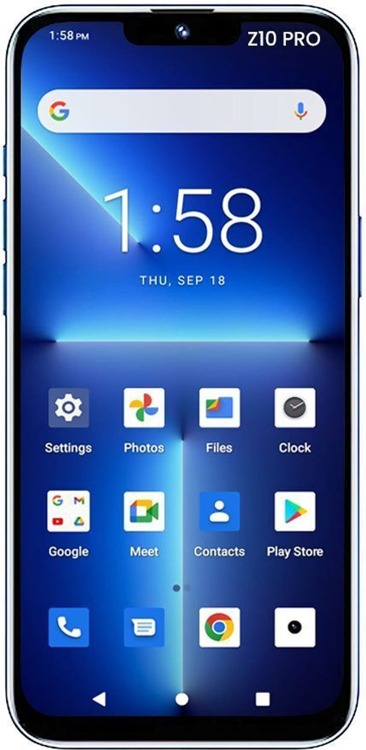 Image of I Kall Z10 Pro Smartphone- 6.53 inch HD Display with 5000mAh Battery, 20MP Rear Camera (Blue, 64 GB)