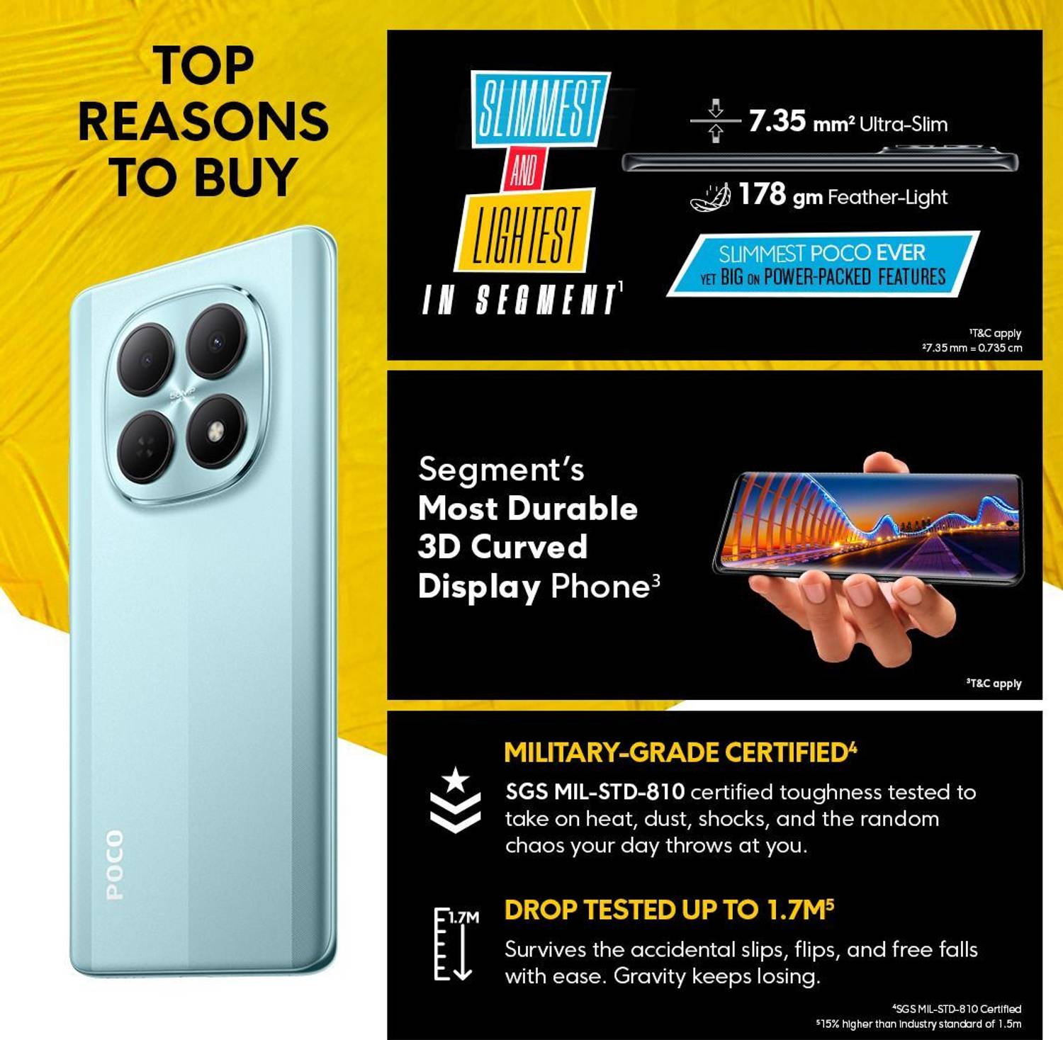 POCO M8 128GB Glacial Blue - Image 2