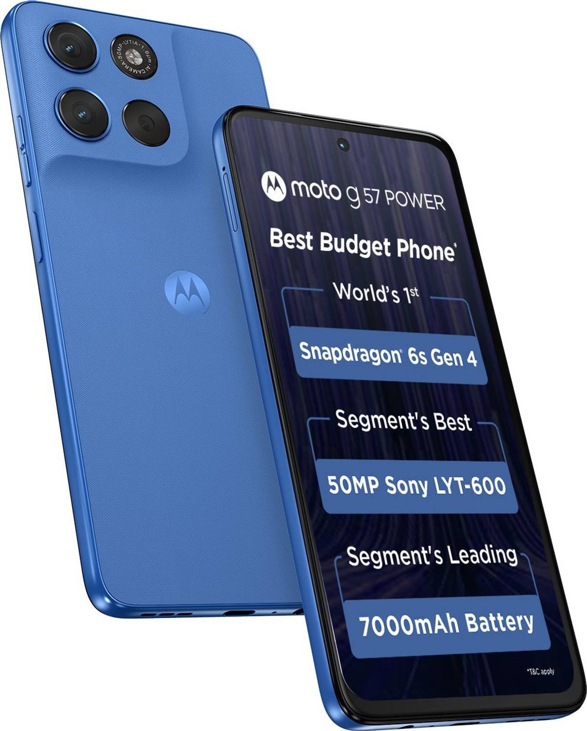 Motorola g57 Power 5G 128GB Pantone Regatta - Image 3