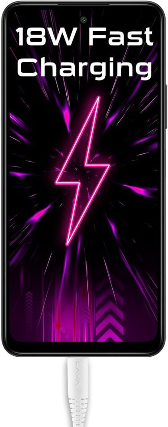 Image of LAVA Yuva 3 with Dual Sim|5000 mAh Battery|13MP Rear Camera |Expandable Upto 512 GB (Eclipse Black, 64 GB)