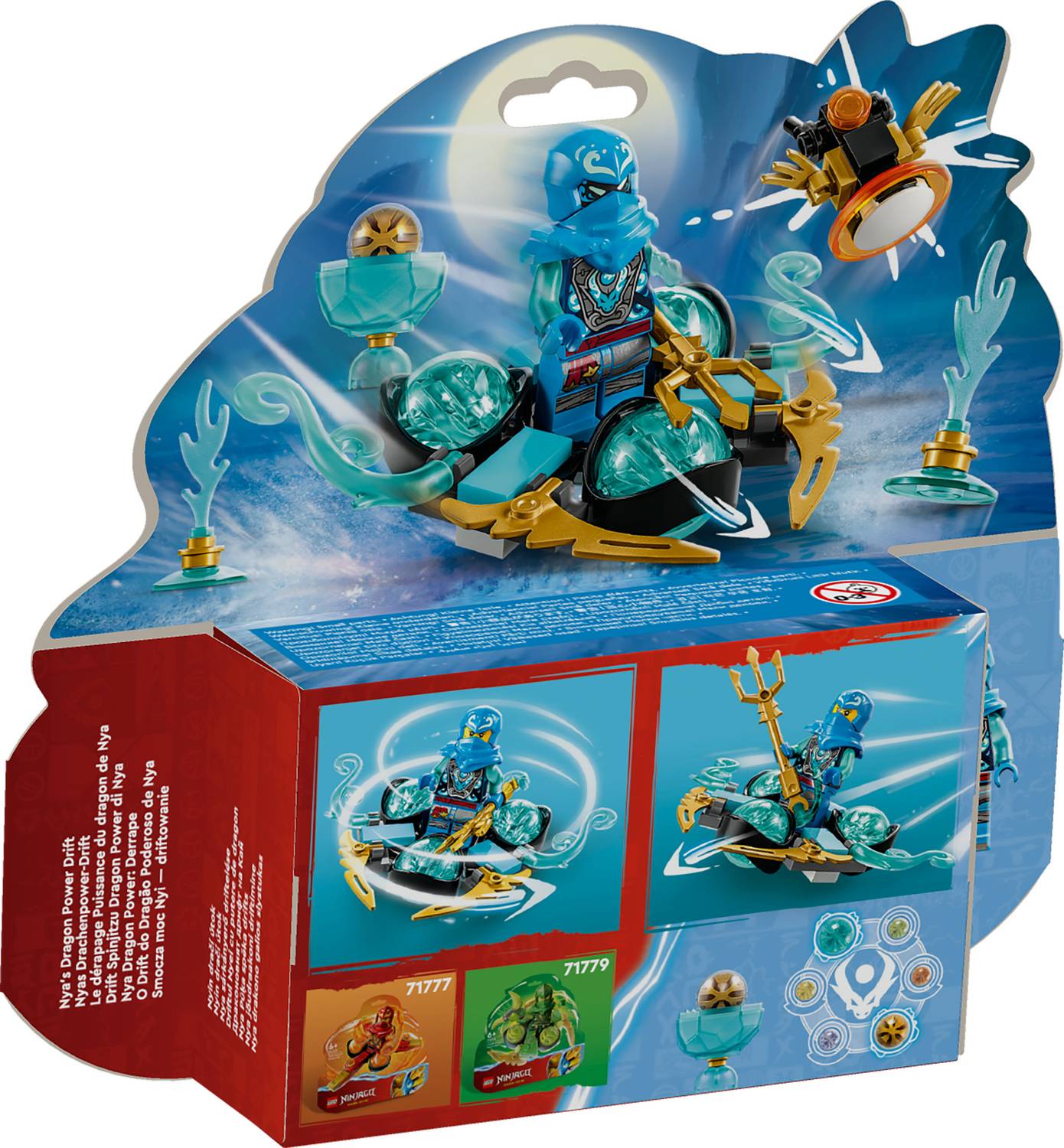 LEGO Ninjago Nya's Dragon Power Spinjitzu Drift (57 Blocks) Model