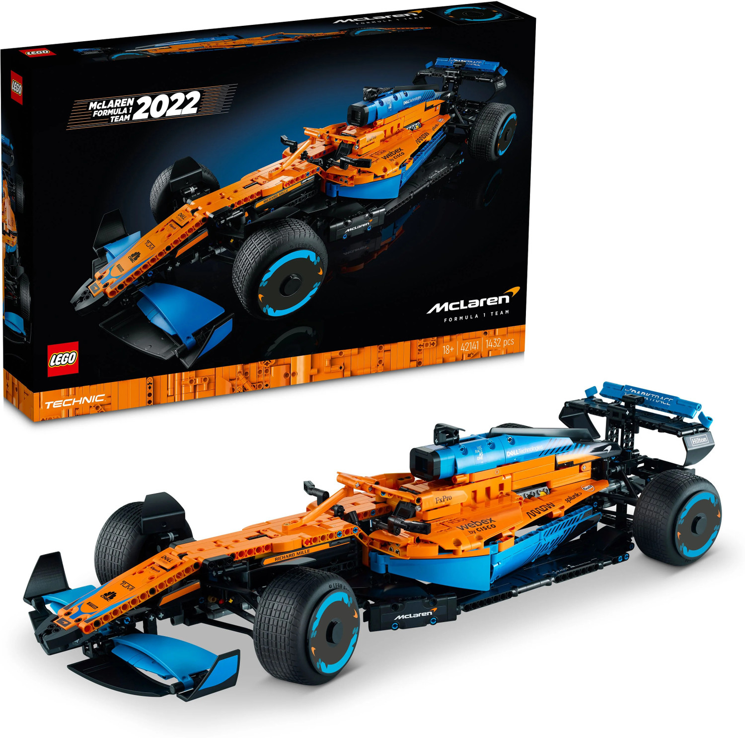 Image of LEGO Technic McLaren Formula 1Race Car (1434 Blocks) Model Building Kit
