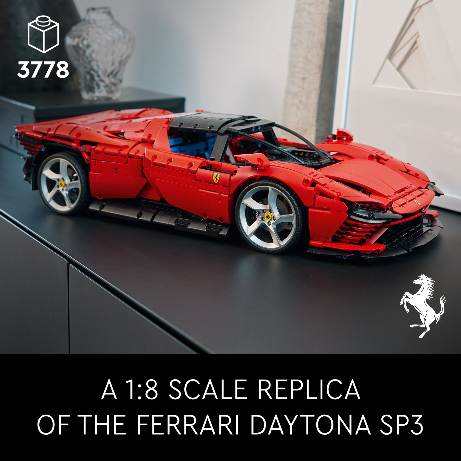 Image of LEGO Technic Ferrari Daytona SP3 42143 Building Kit (3,778 Blocks)