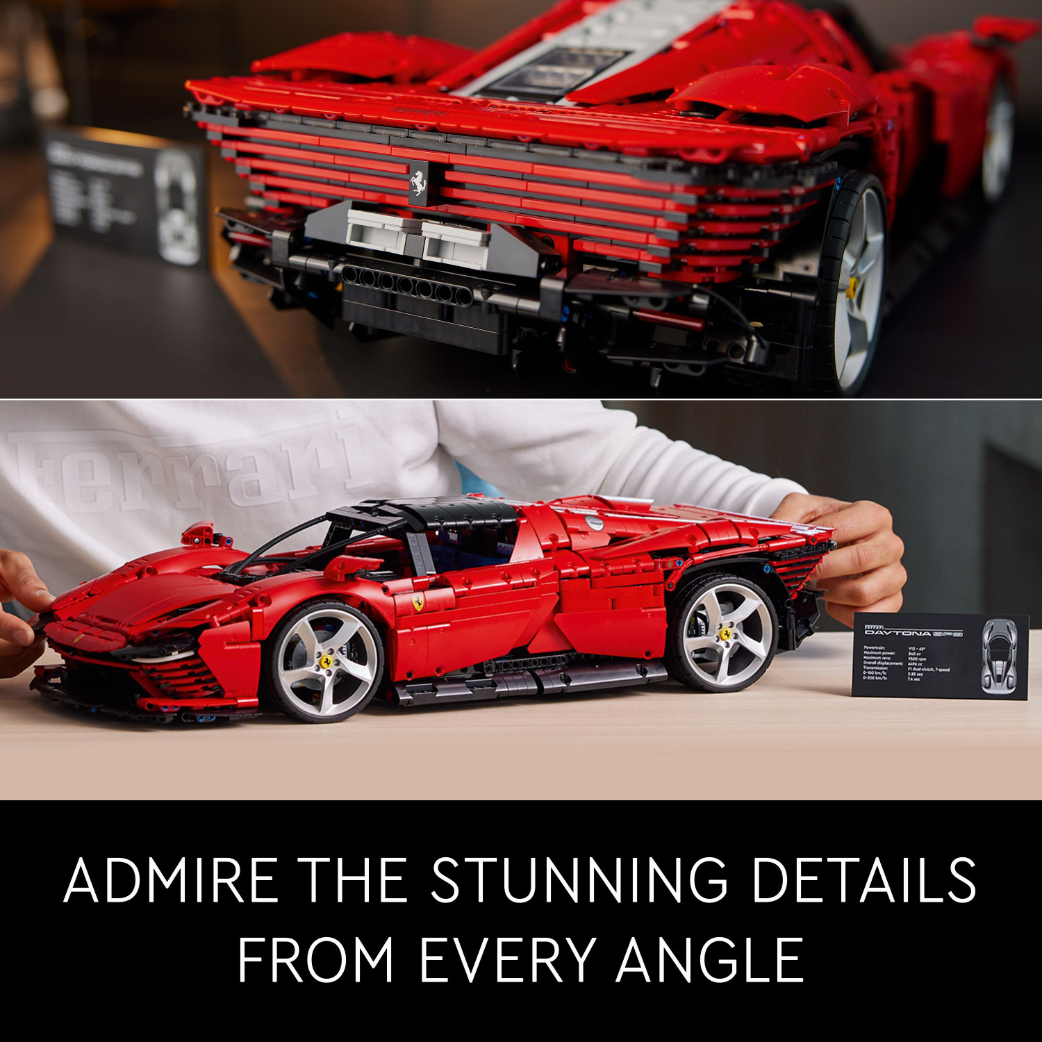Image of LEGO Technic Ferrari Daytona SP3 42143 Building Kit (3,778 Blocks)