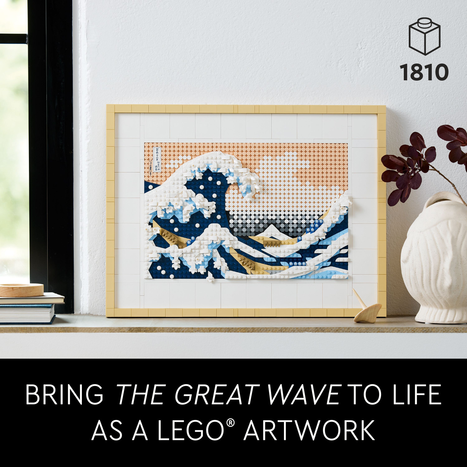 Image of LEGO ART Hokusai - The Great Wave (1810 Blocks) Model Building Kit