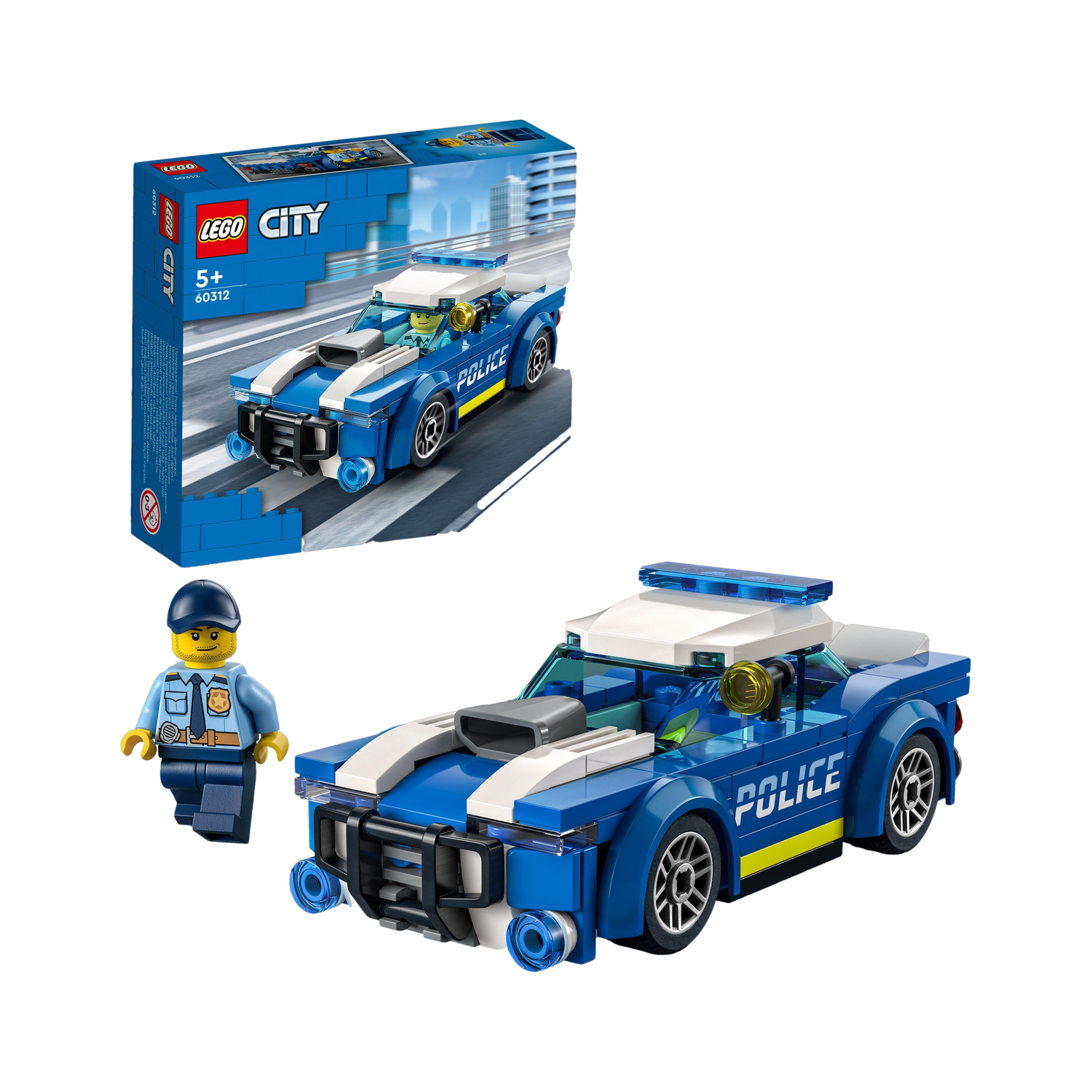 Image of LEGO City Police Car (94 Blocks)