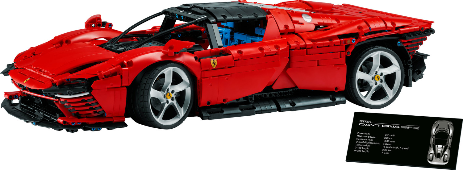 Image of LEGO Technic Ferrari Daytona SP3 42143 Building Kit (3,778 Blocks)