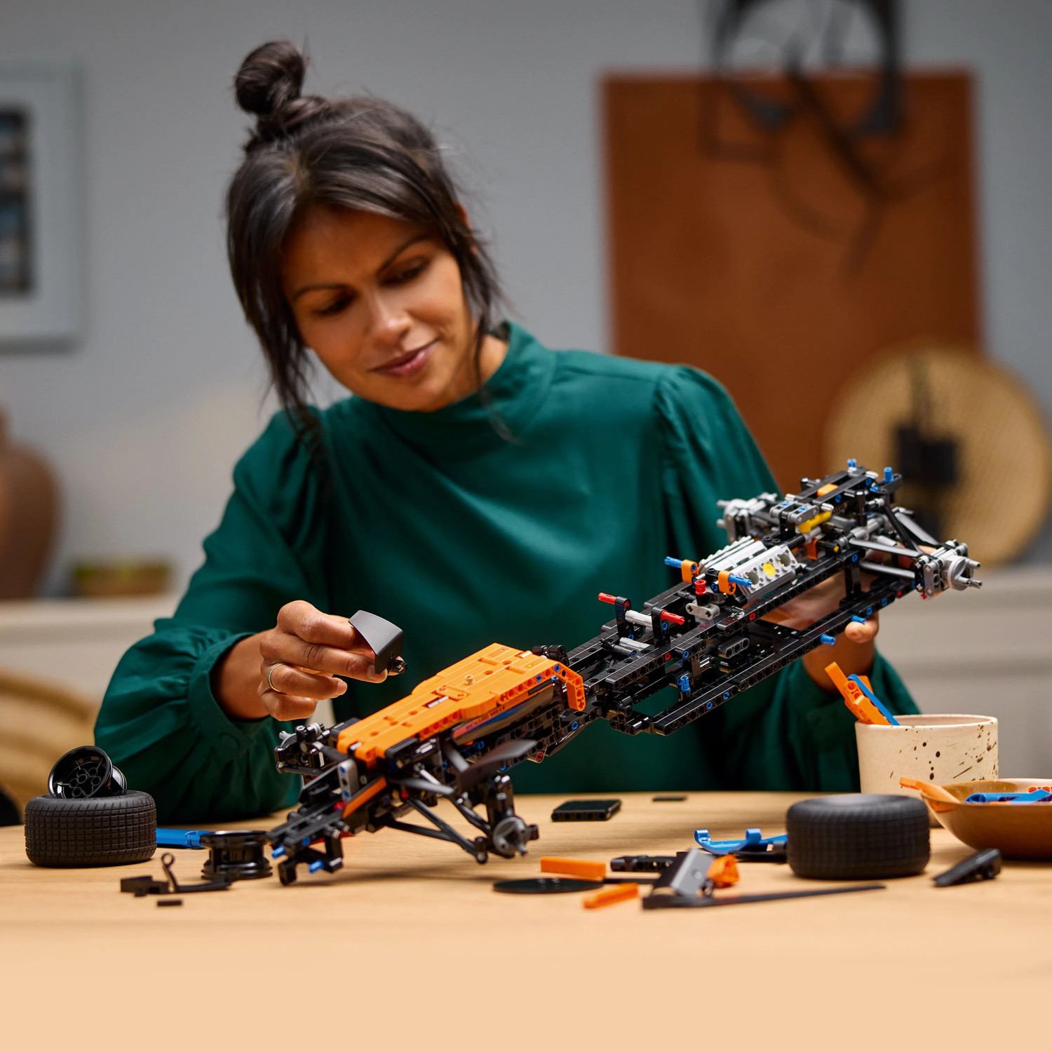 Image of LEGO Technic McLaren Formula 1Race Car (1434 Blocks) Model Building Kit
