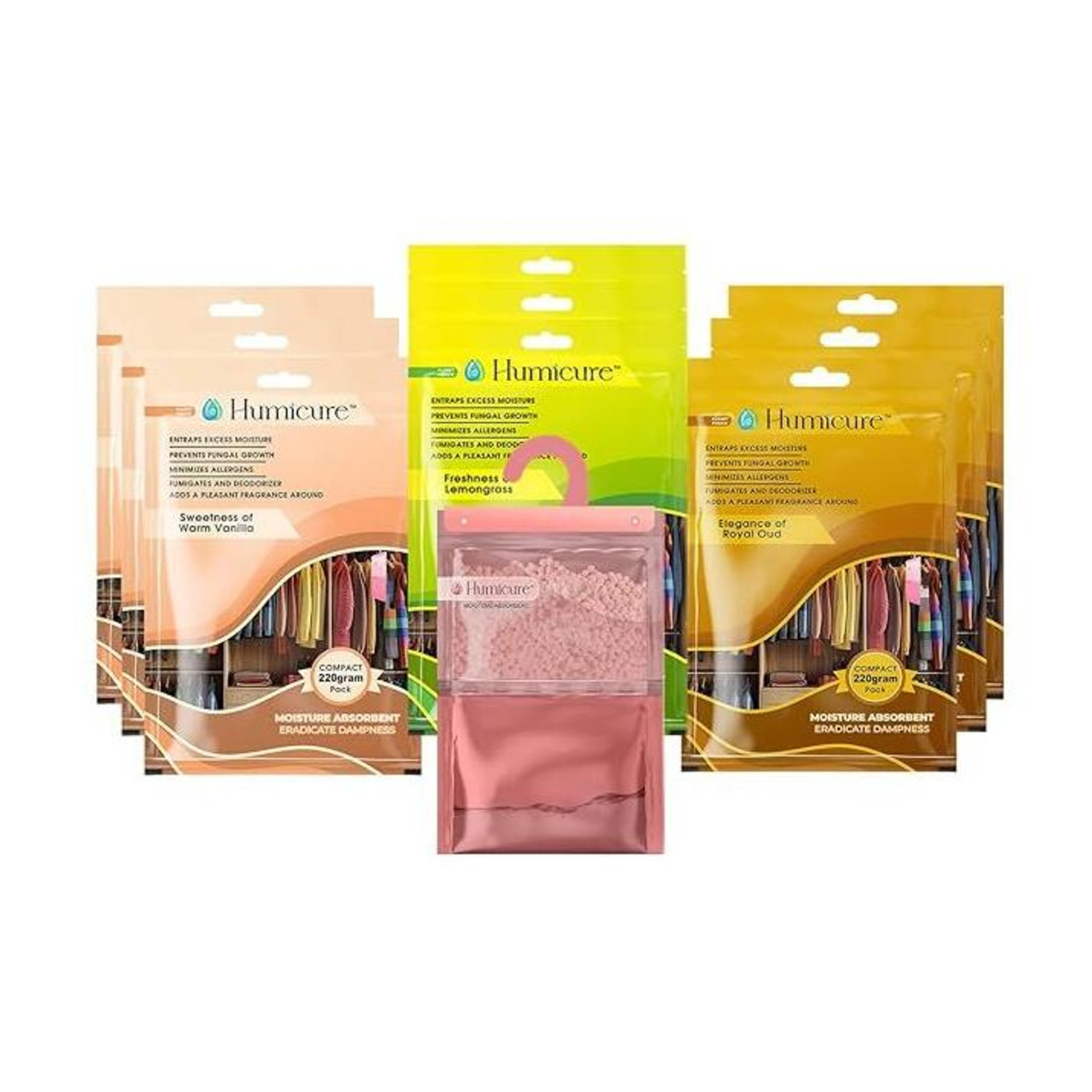 Humicure Hanging Absorber Packets Moisture Absorber