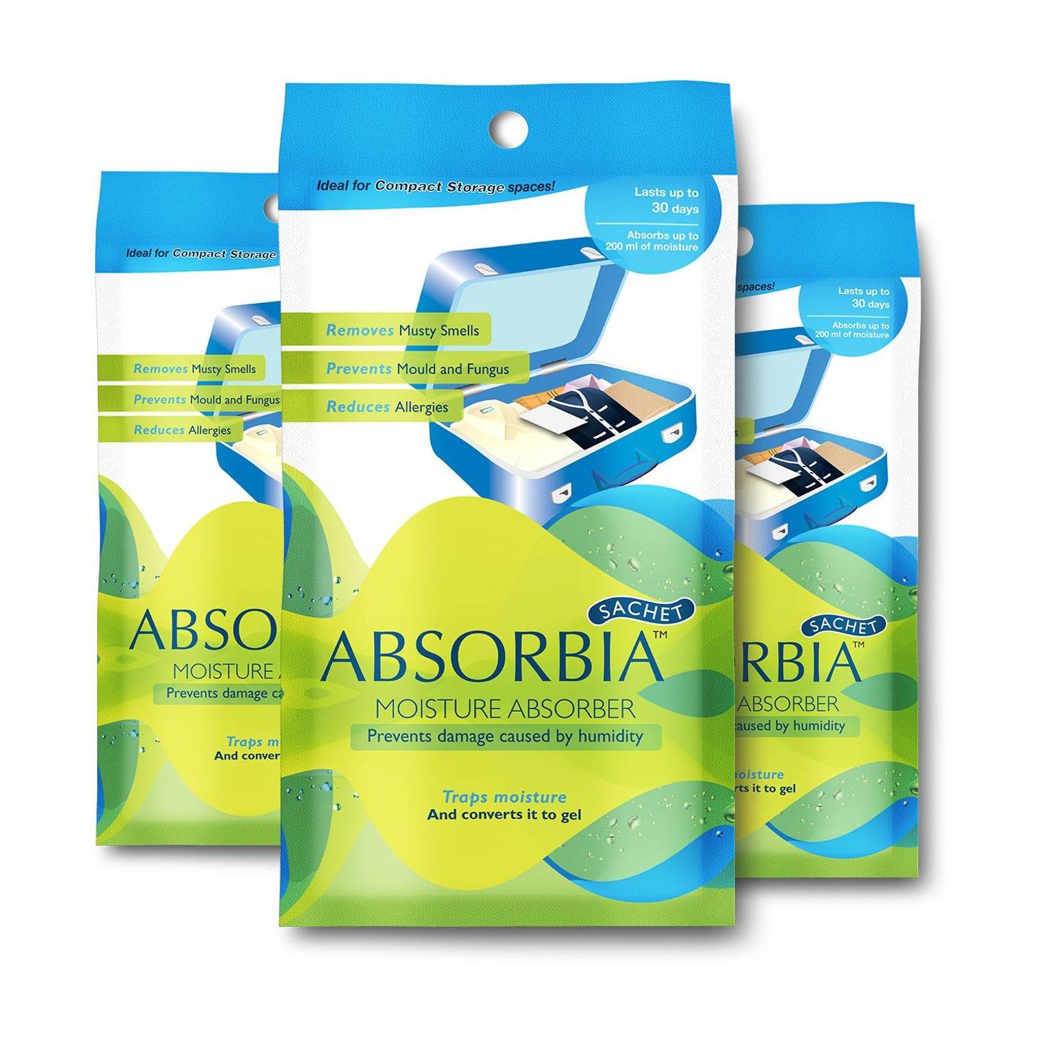 ABSORBIA Absorber Packets Moisture Absorber