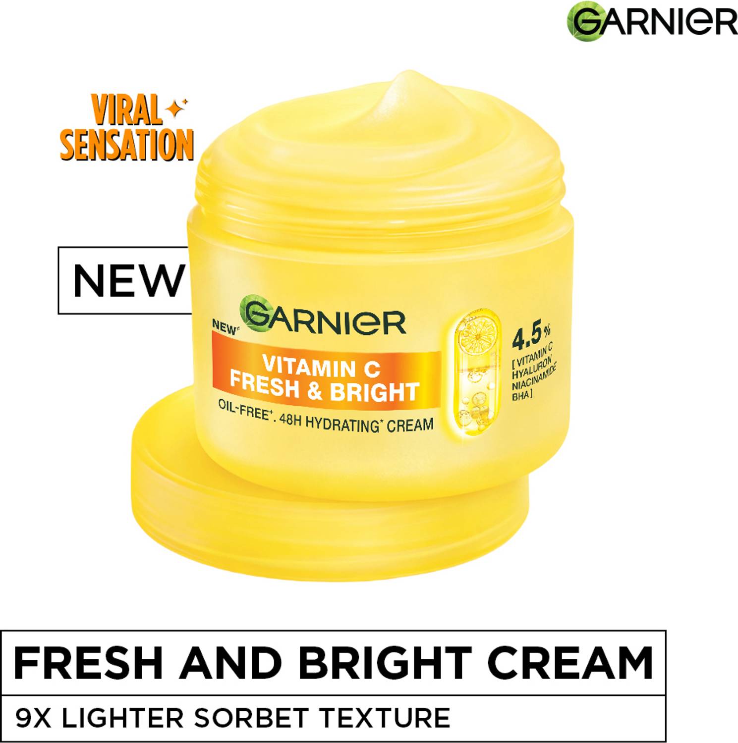 GARNIER Fresh & Bright Vitamin C Sorbet Moisturizer